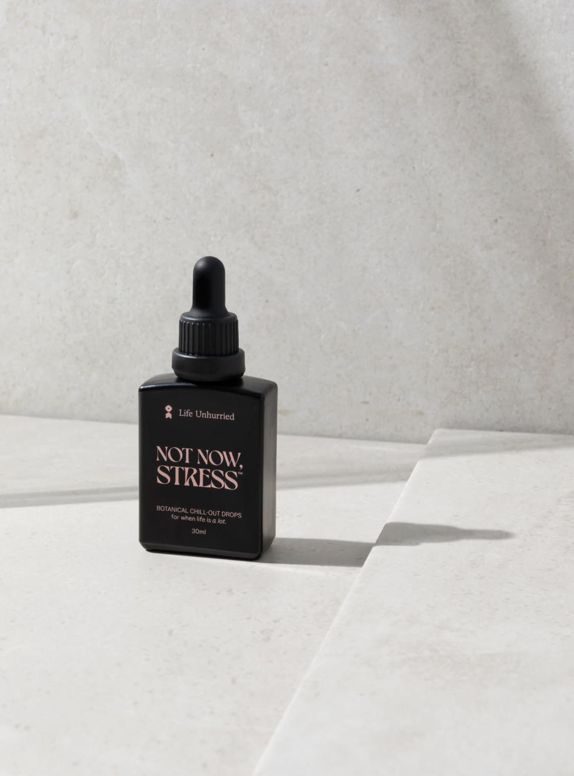 Brand identity and packaging design for Life Unhurried, creating a refined visual identity inspired by slow living, wellbeing and premium natural products.
