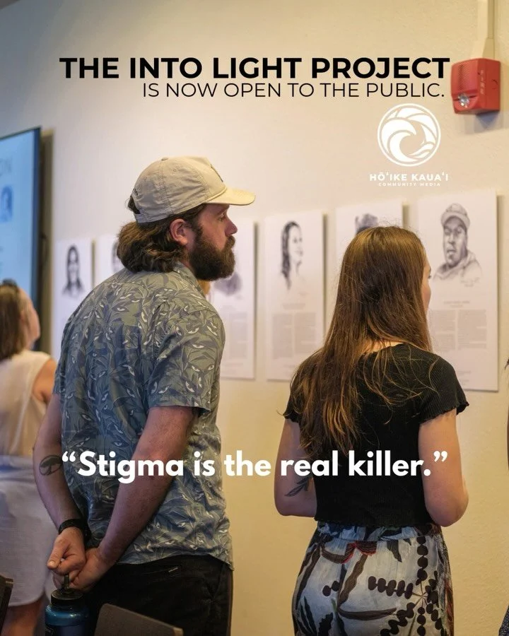 Mahalo @intolightproject for having us sponsor and partner for this meaningful exhibition at the @kccpac. The reception yesterday was wonderful and heartwarming to see everyone come out to support.

It goes without saying that stigma against addictio
