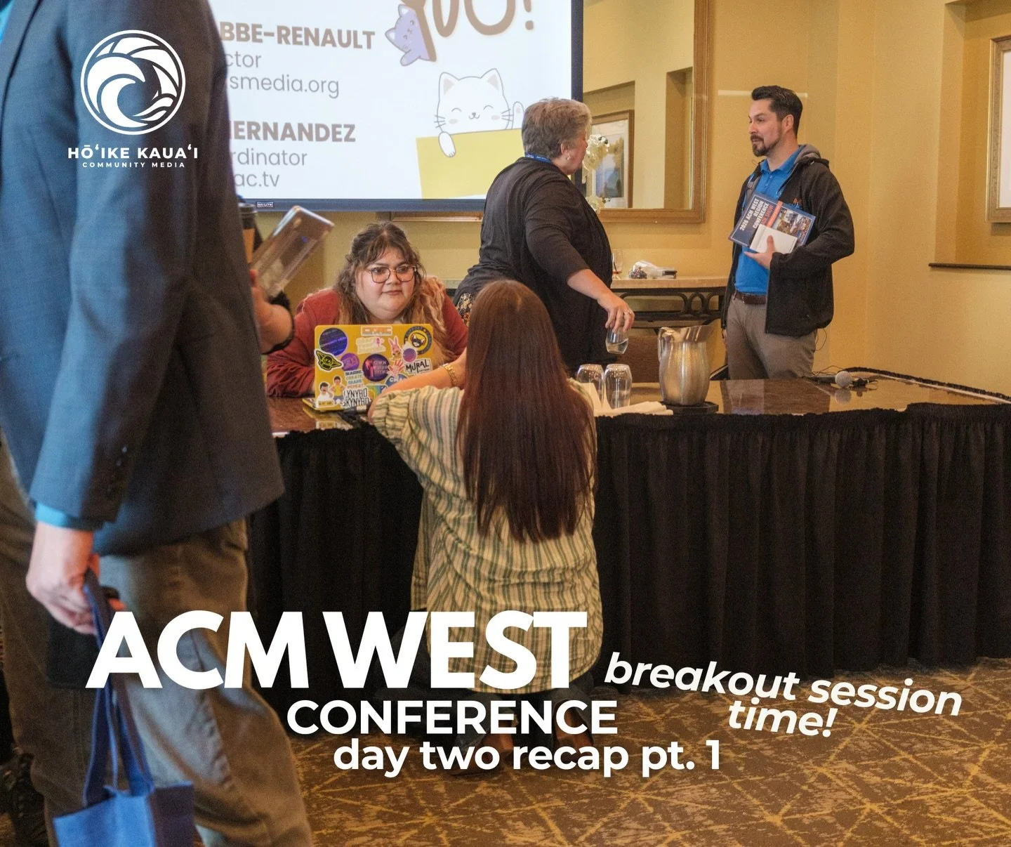 Another day in Sac means lots of breakout sessions, and even more modeling for us to start giving our community new, exciting, and creative offerings at our media center!

Mahalo @acm_west !! ✏️