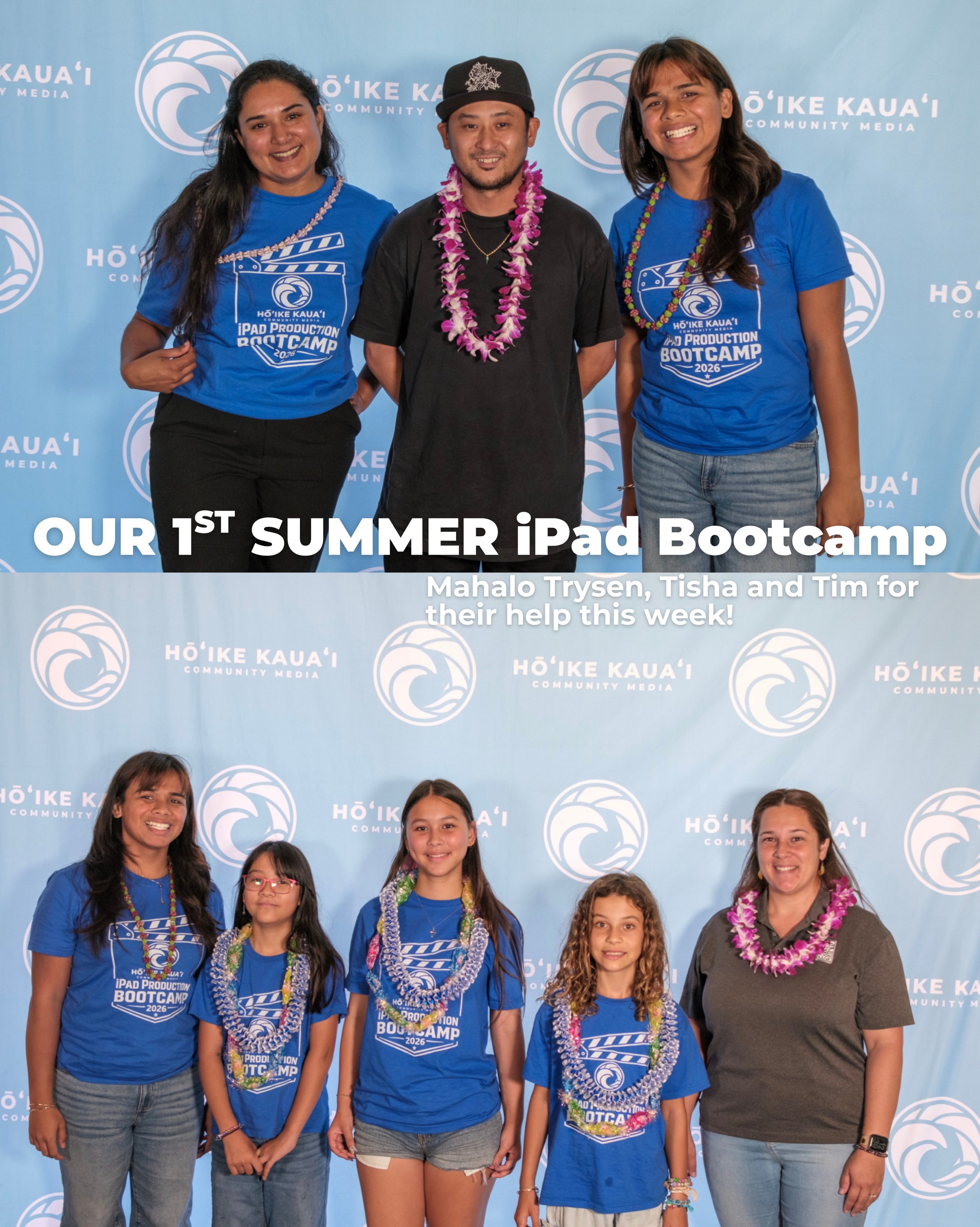 What an incredible first week of Ho&lsquo;ike Kaua&lsquo;i Community Media&rsquo;s Summer iPad Bootcamp! 🎬📱

Congratulations to Alex, Maddy, and Seren, who visited Hawai&lsquo;i Foodbank Kaua&lsquo;i (@hawaiifoodbankkauai) and created an outstandin