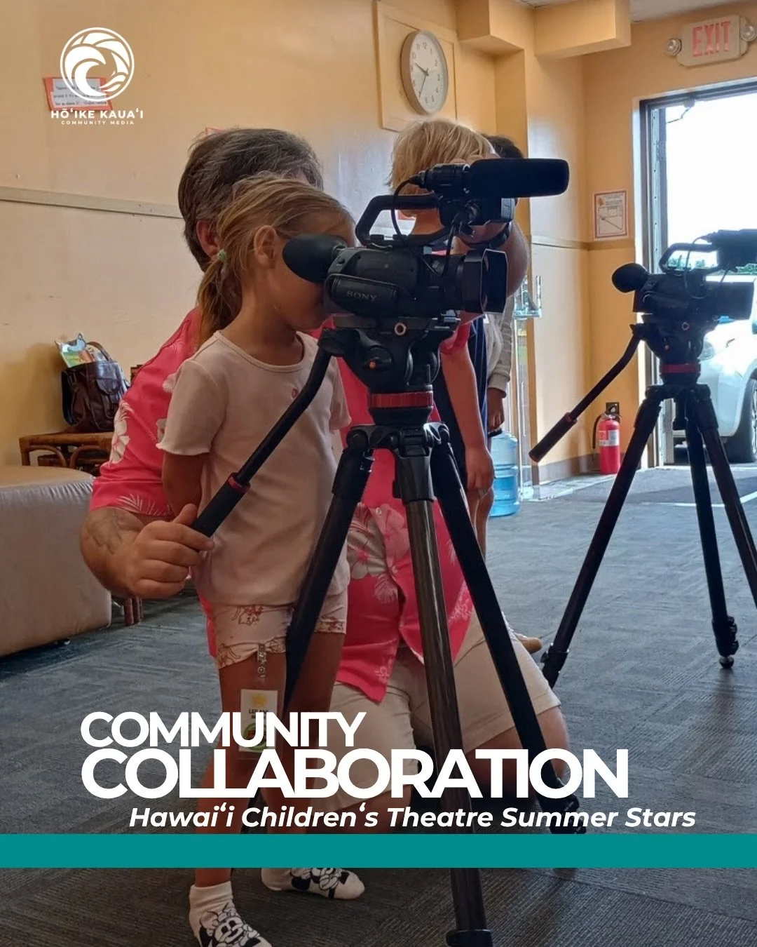 🎬✨ One of our favorite annual collaborations is back! We had an amazing time partnering once again with Hawaiʻi Children&rsquo;s Theatre Summer Stars, giving young storytellers a hands-on introduction to media production. From operating professional