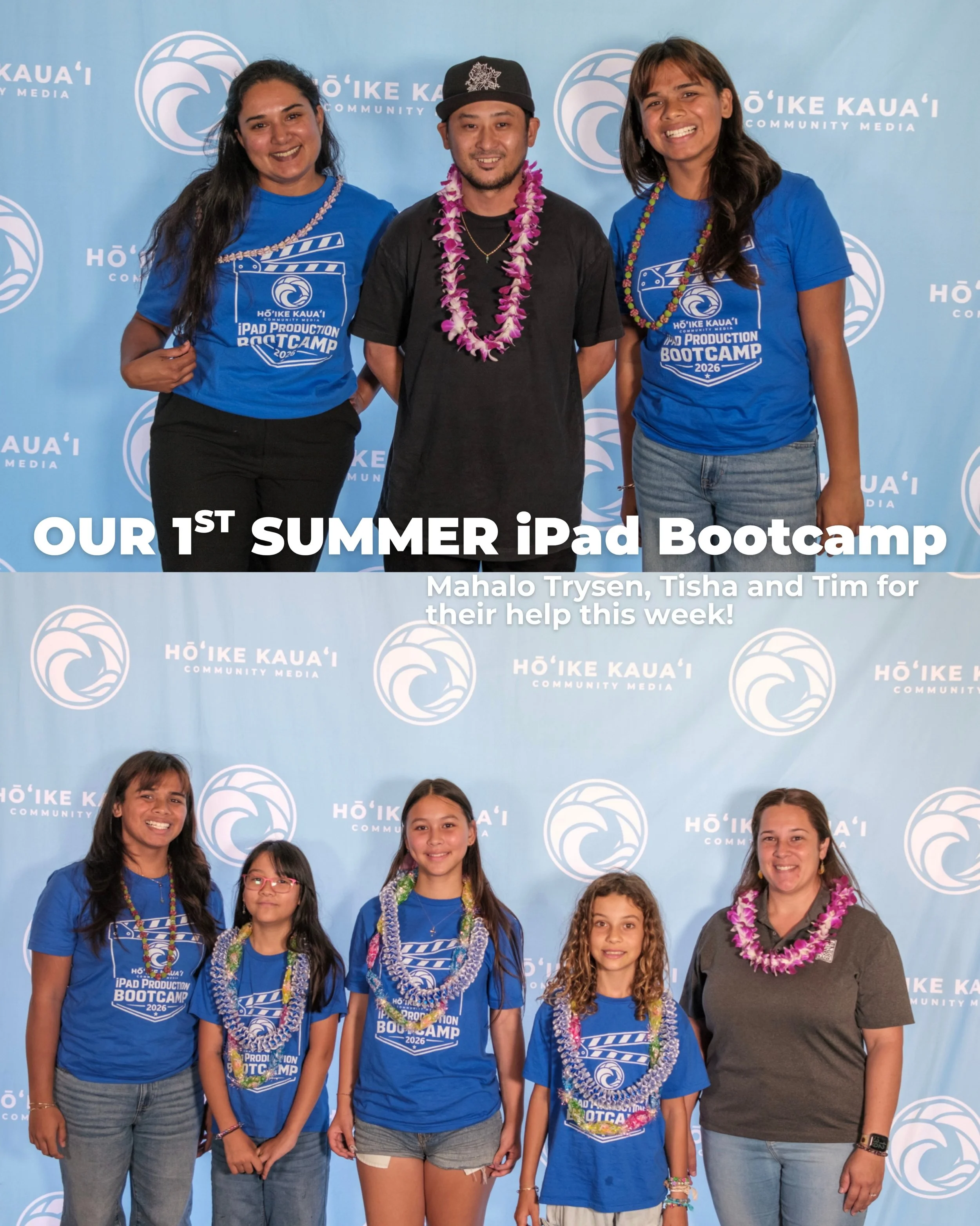 What an incredible first week of Ho&lsquo;ike Kaua&lsquo;i Community Media&rsquo;s Summer iPad Bootcamp! 🎬📱

Congratulations to Alex, Maddy, and Seren, who visited Hawai&lsquo;i Foodbank Kaua&lsquo;i (@hawaiifoodbankkauai) and created an outstandin