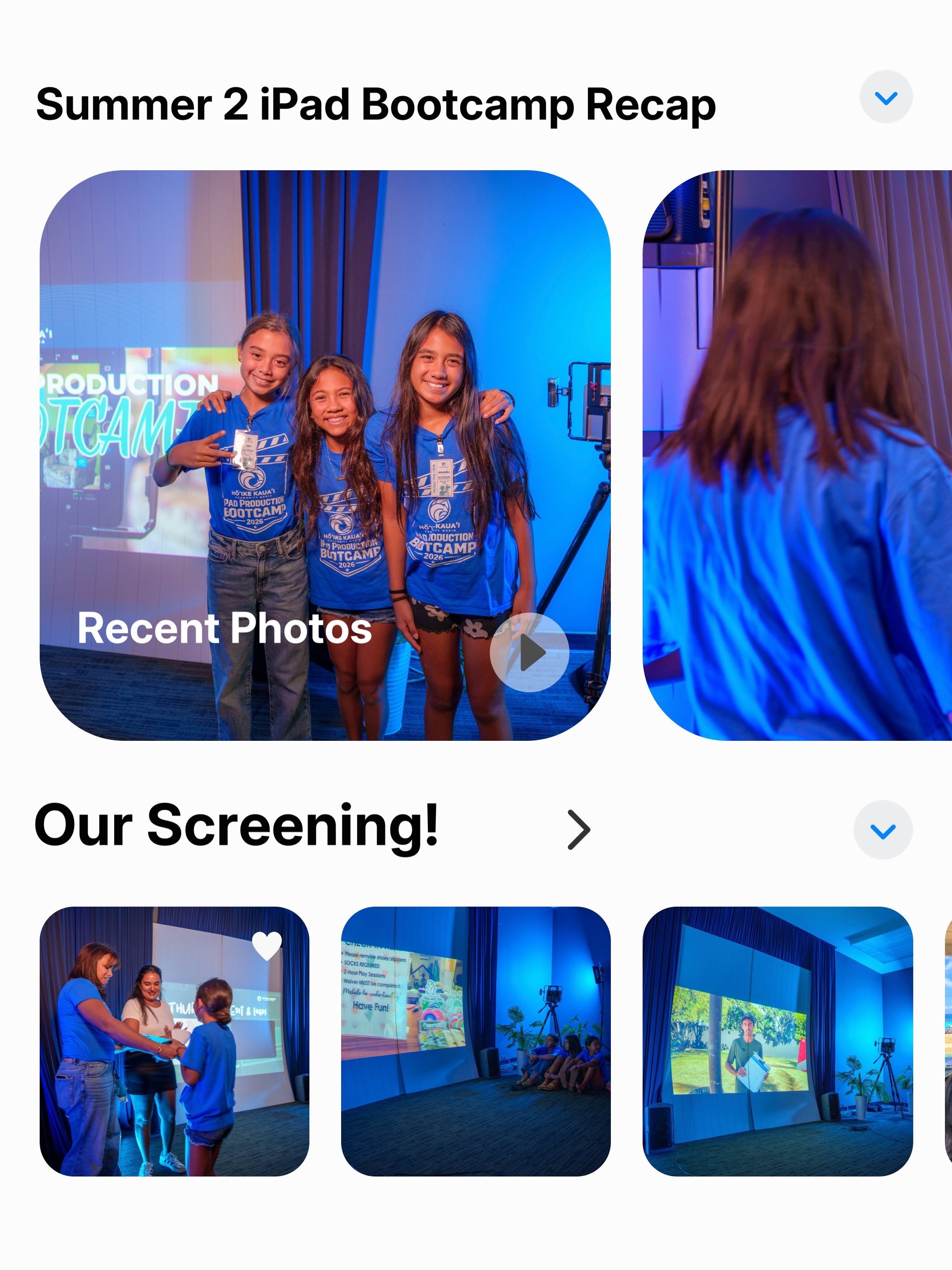 📱✨ iPad Bootcamp: Summer 2, from the camera roll

A few moments from a summer of learning, creating, and trying something new.

Mahalo nui to Nā Keiki Kollective and, once again, Hoʻomalu Ke Kai for partnering with us and making opportunities like t
