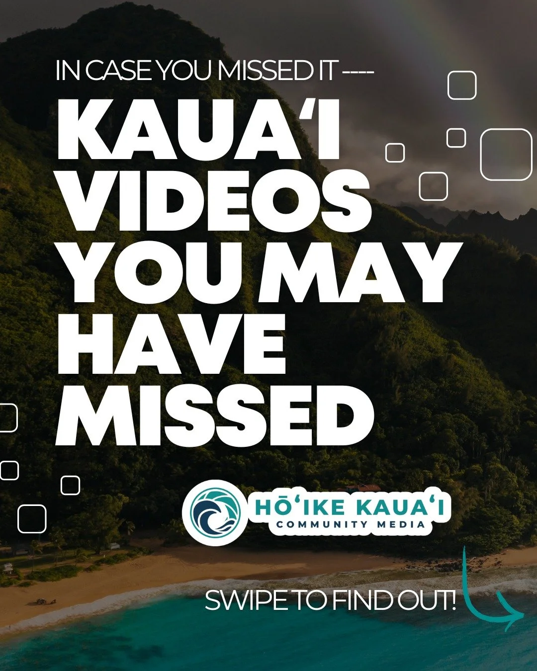 In case you missed it&hellip; Kauaʻi has been BUSY. 🎥🌺

Here&rsquo;s what&rsquo;s happening at Hōʻike Kauaʻi Community Media:

🎬 TOMORROW: The final episode of Community Connections, with Tricia Allen taking a turn in the guest chair after years o