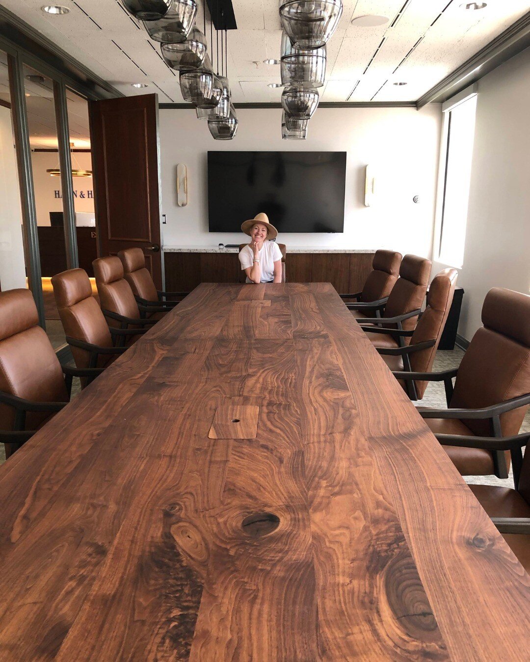 We are so excited to start sharing photos of our largest project to date - a Pasadena Law Firm that hadn't been renovated since the 1980s! We worked closely with our clients, contractors and tradespeople to ensure that the firm's sense of history and