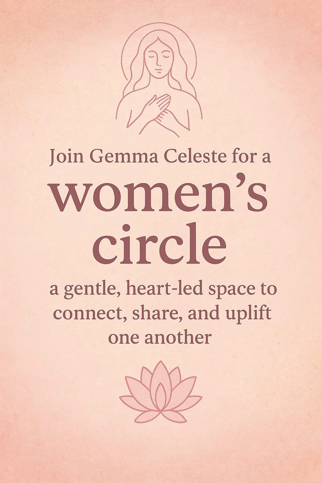 WOMEN’S CIRCLE WITH GEMMA