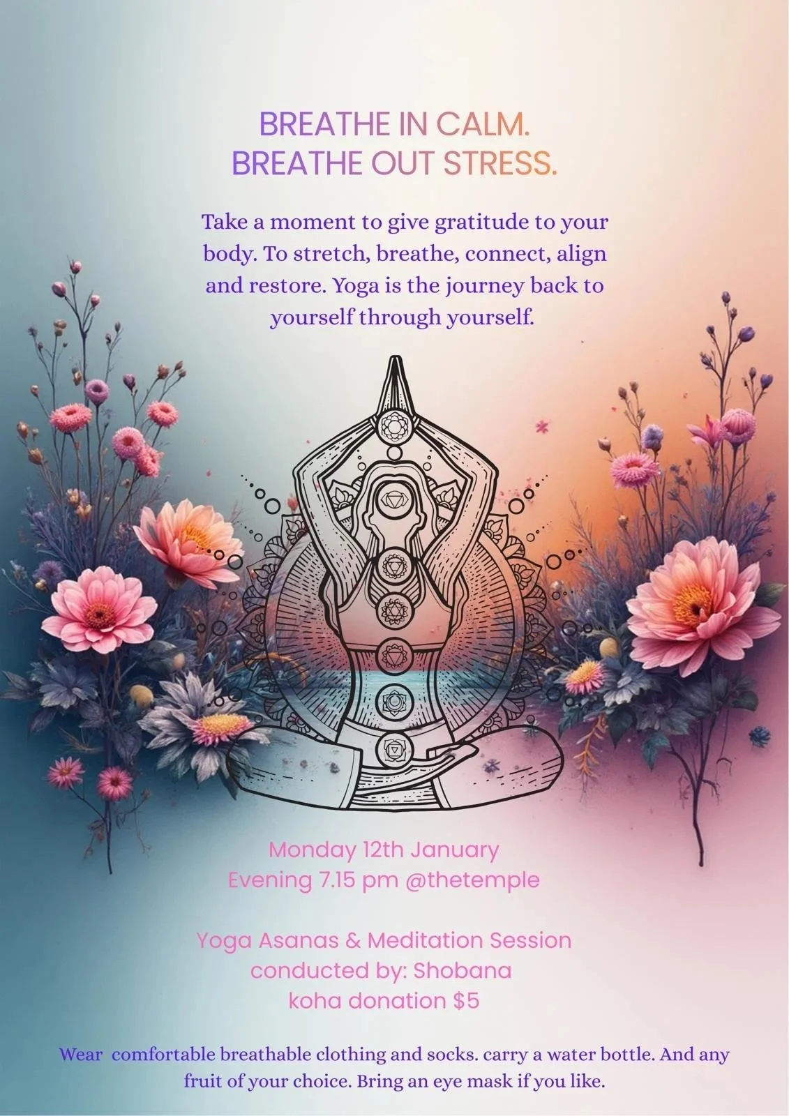 YOGA ASANAS WITH SHOBHANA