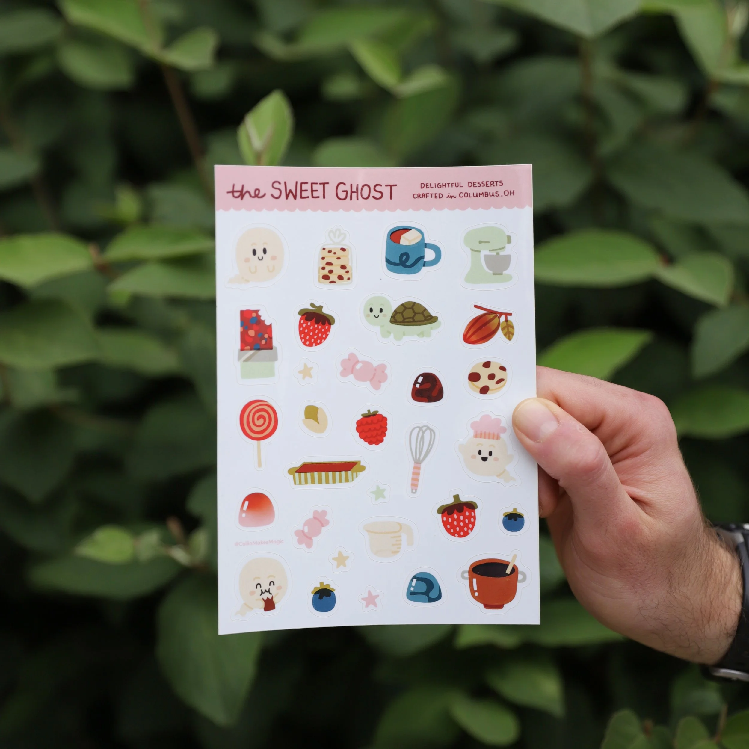 Sweet Ghost Sticker Sheet