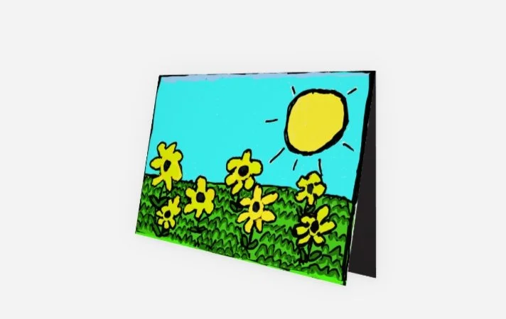 Sunflower Card