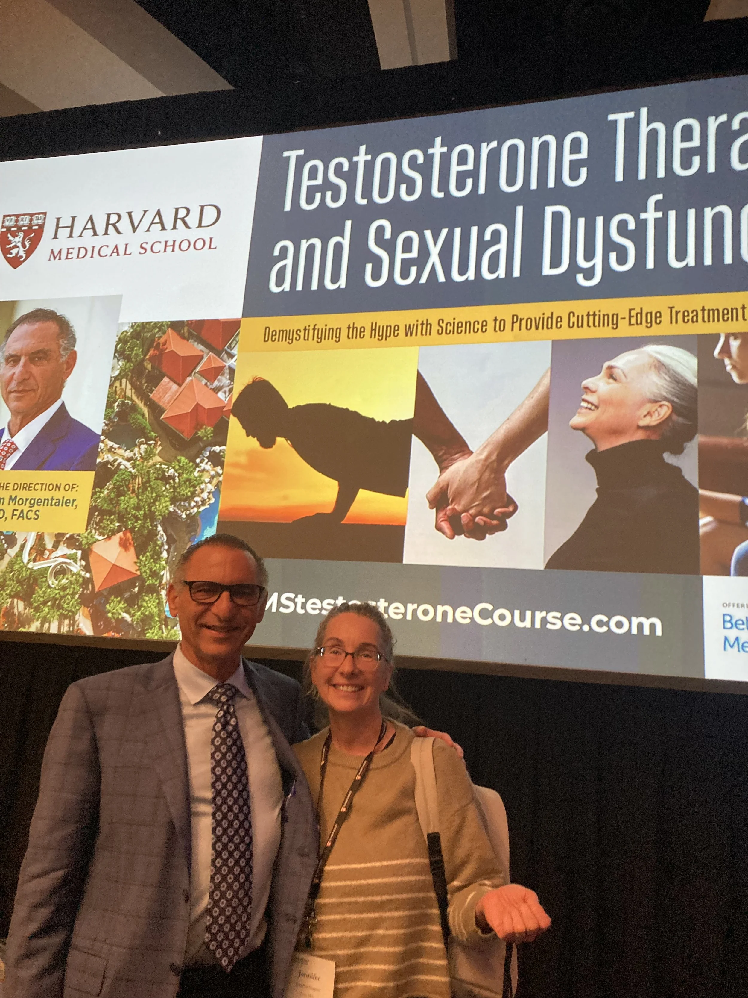 Orlando: Abraham Morgentaler M.D and Jen Nugent, NP 