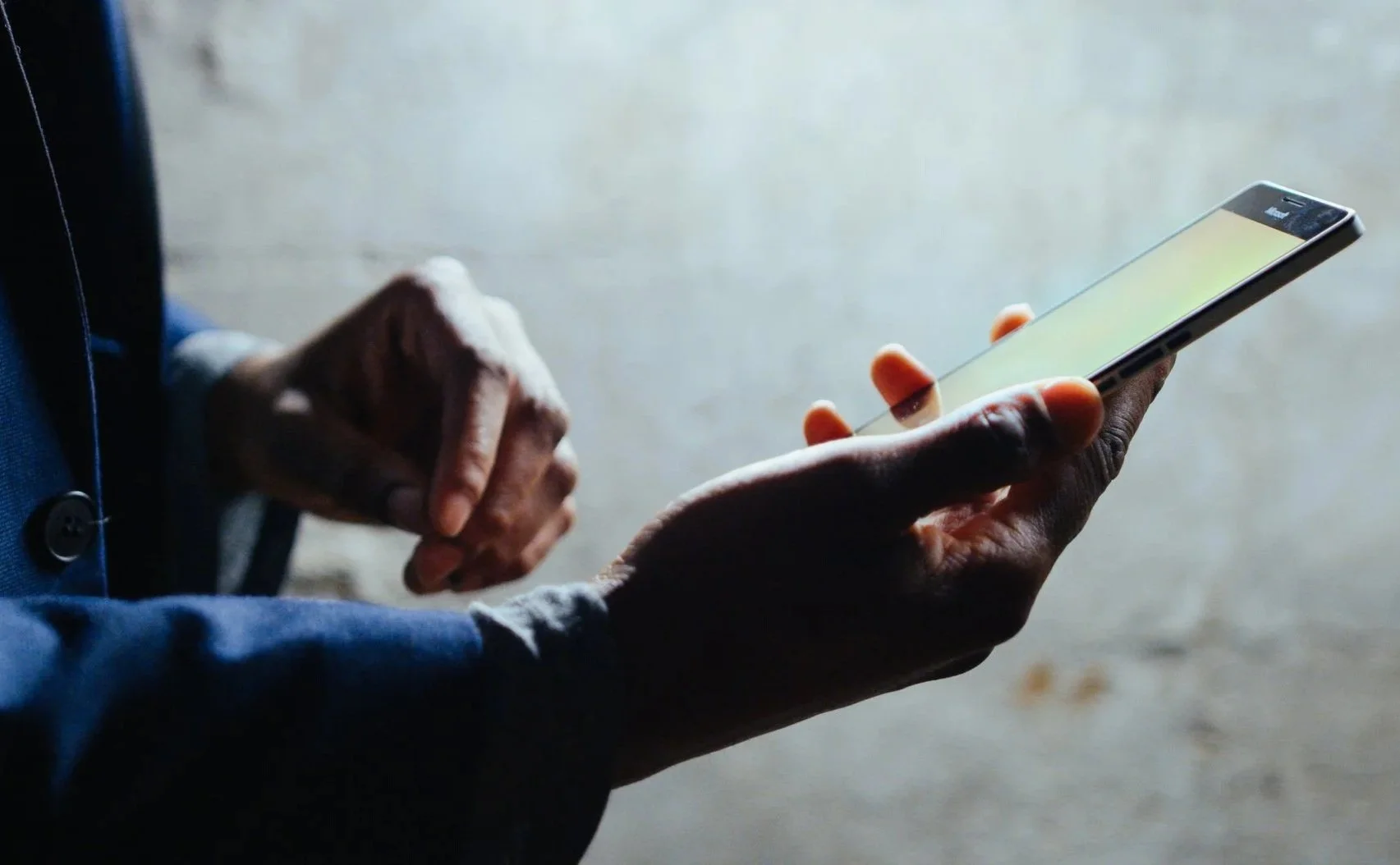 Seattle Video Production, Man Holding Microsoft Device