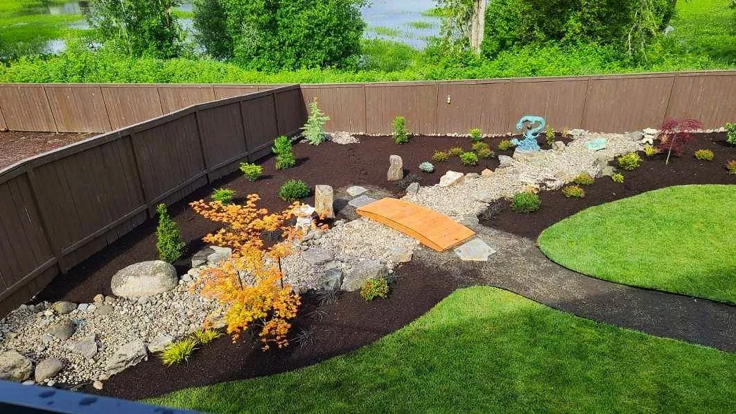 Japanese planting and Rock Work in Battleground Washington