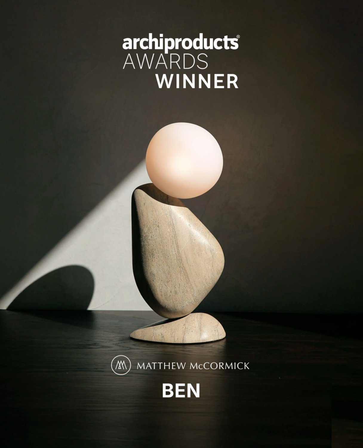 ARCHIPRODUCTS AWARDS WINNER - BEN LAMP