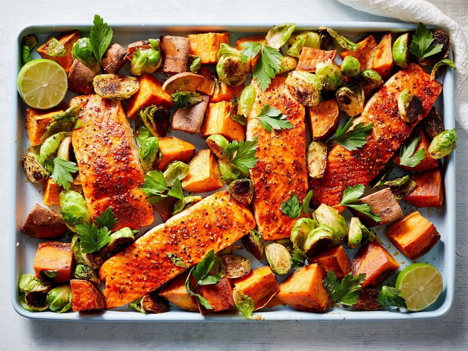 Salmon &amp; Sweet Potato Bowl (400 Cal) (GF) (DF) 