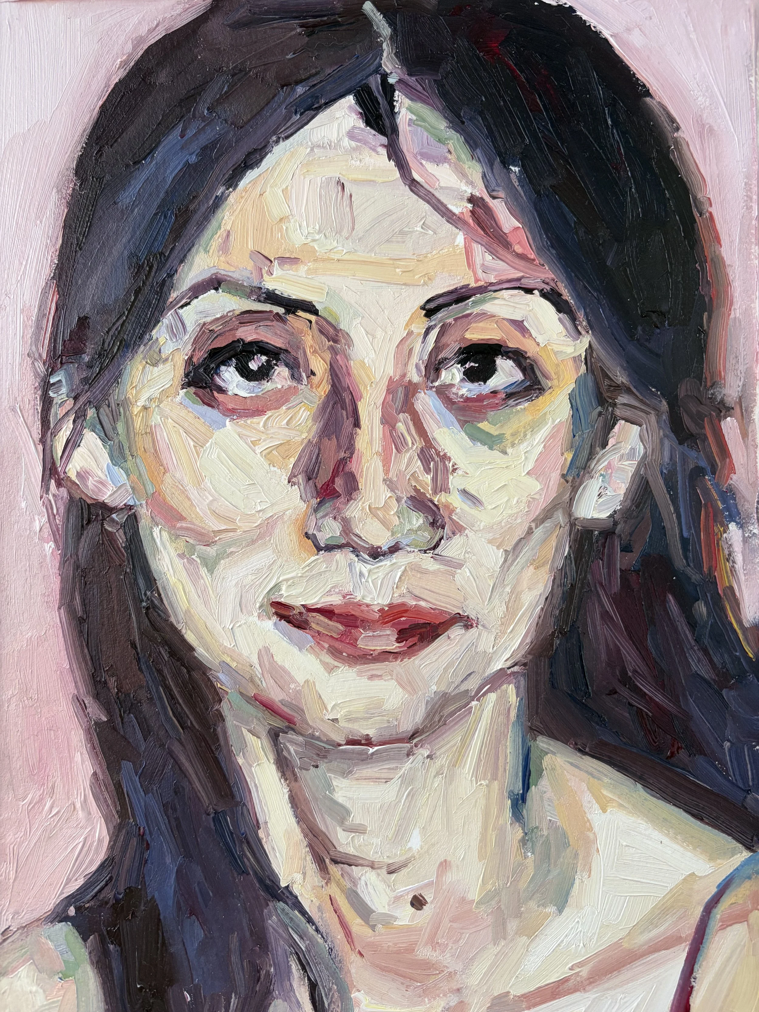 Untitled, 2026, Oil on paper - 9 x 12 in