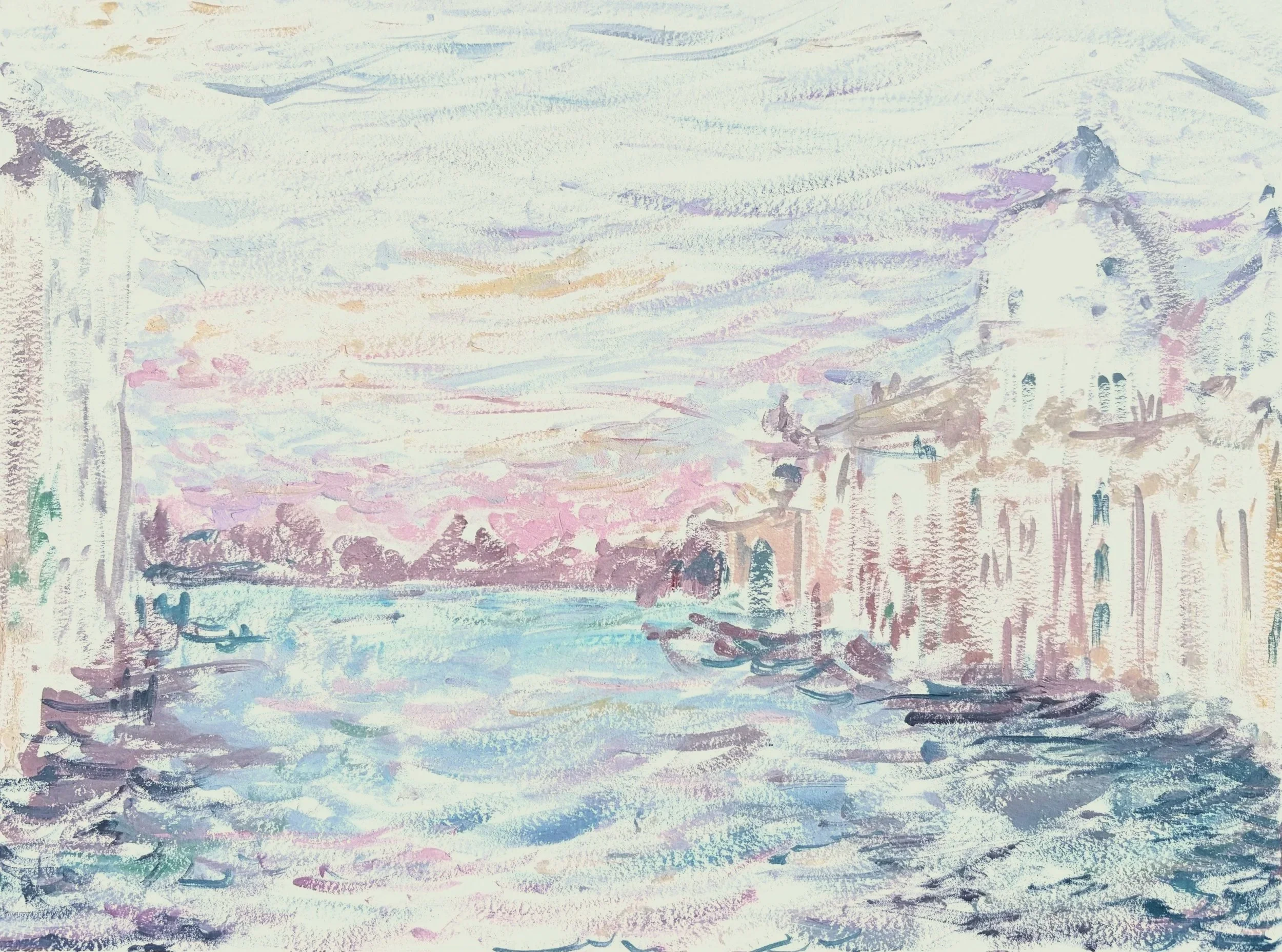 Off the Academia, 2026, Oil on paper, 9 x 12 in - $2000
