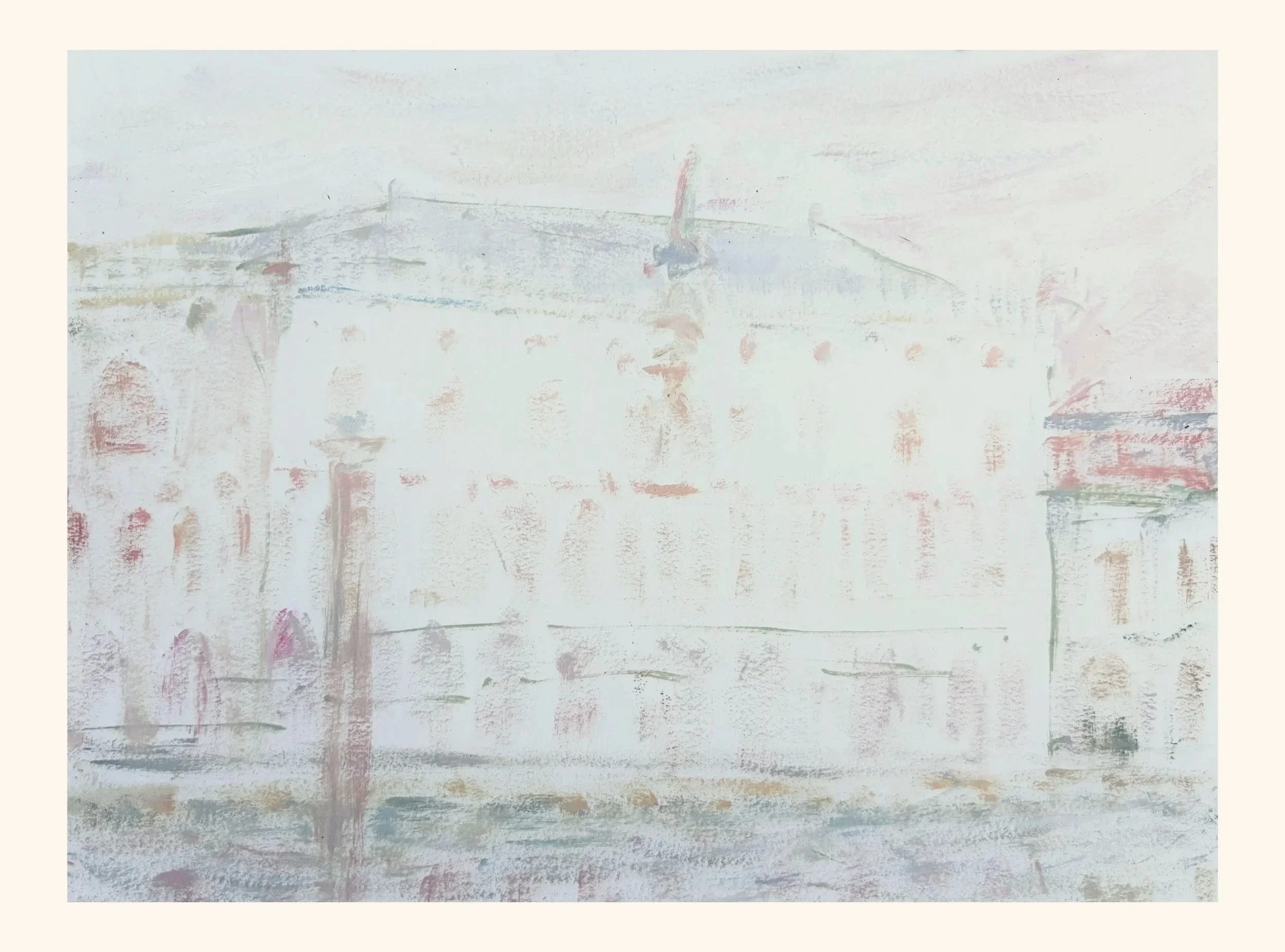 Palazzo Ducale, 2026, Oil on paper - 9 x 12 in