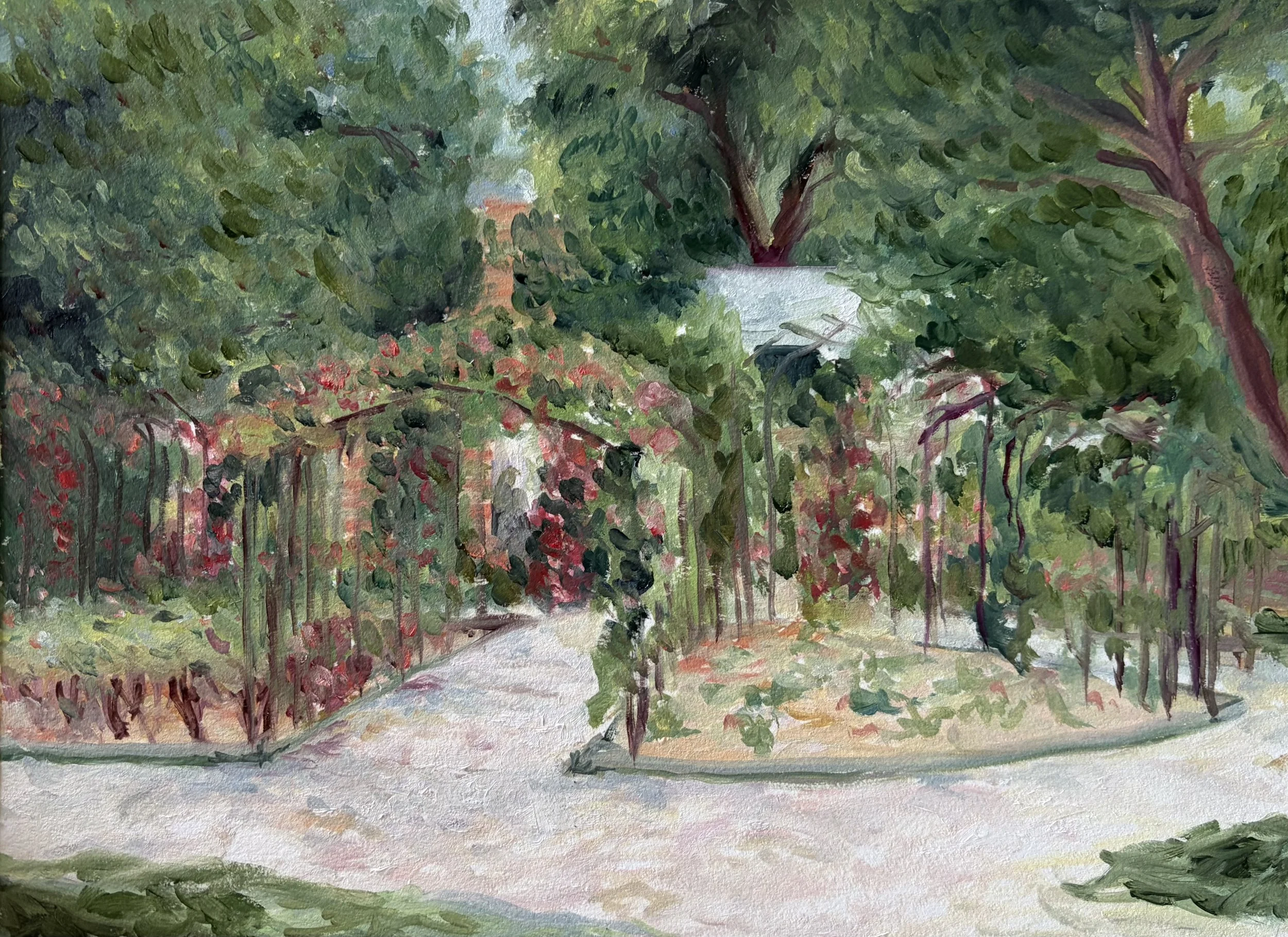 Saturday Morning, 2026, Oil on paper - 9 x 12 in