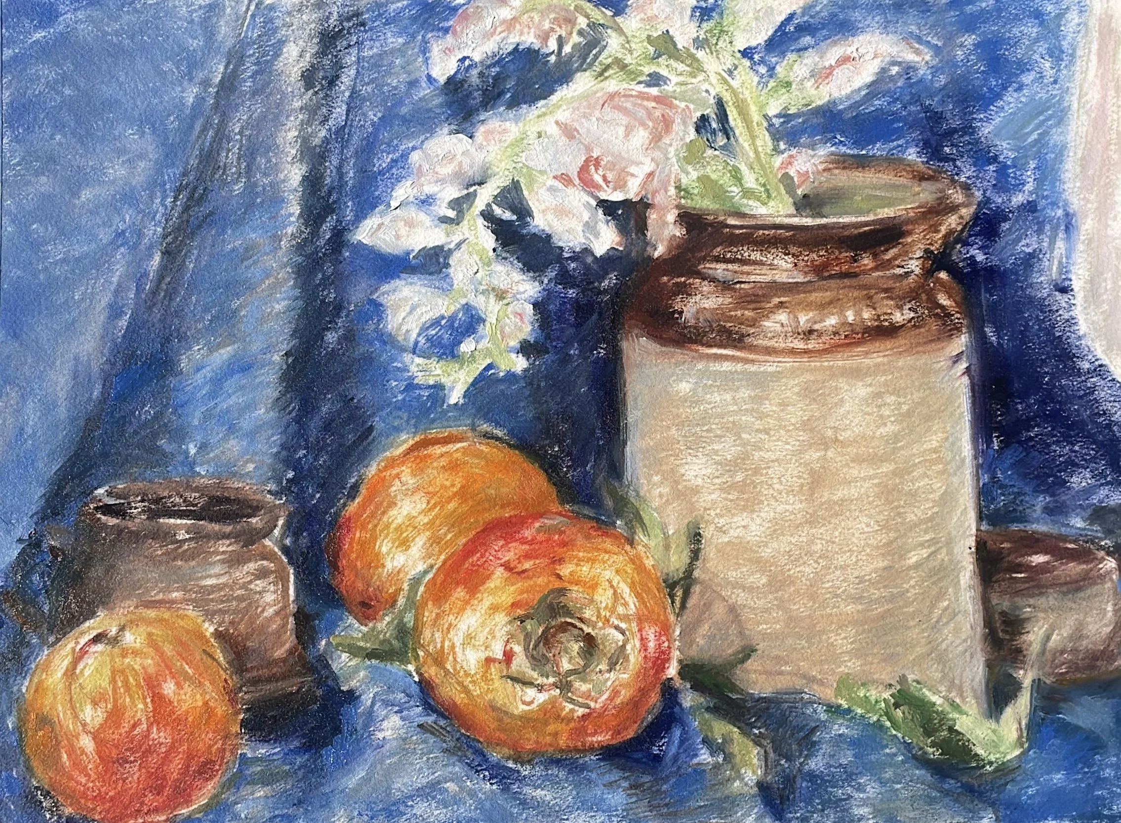 Snapdragons, 2026, Oil on paper - 12 x 9 in