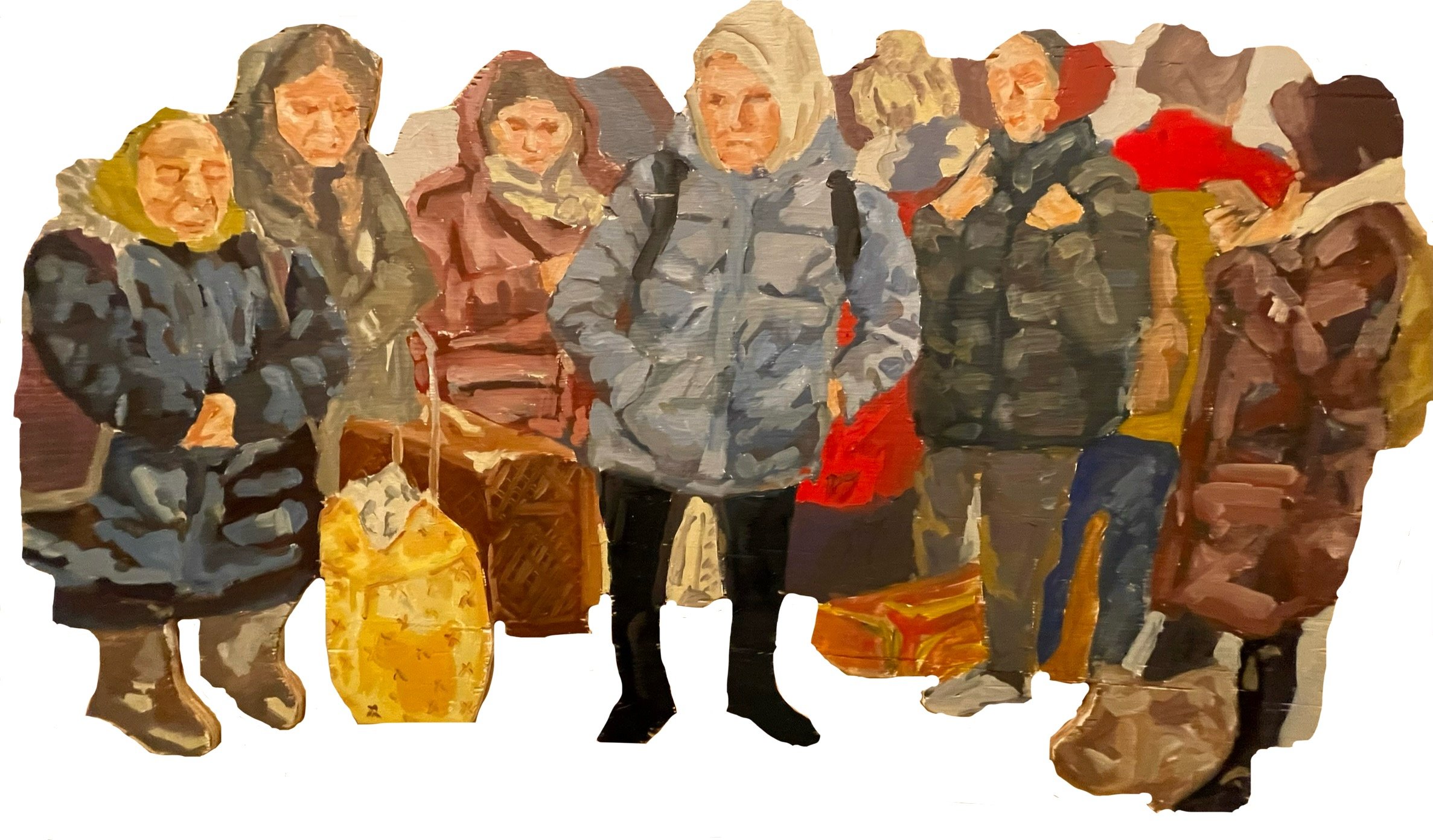 Rubato, 2024, Oil on wood