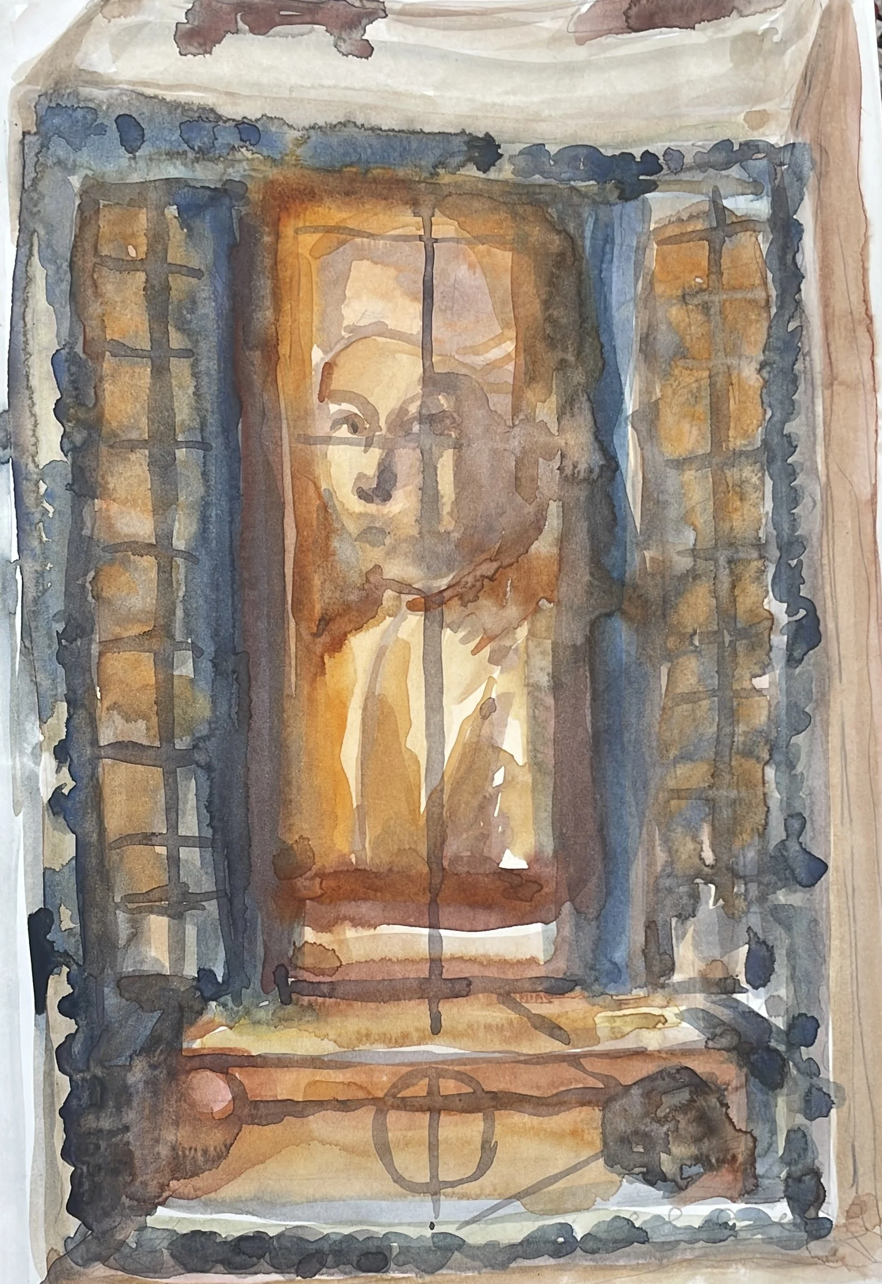 Untitled, 2026, Watercolor on paper - 8 x 11 in