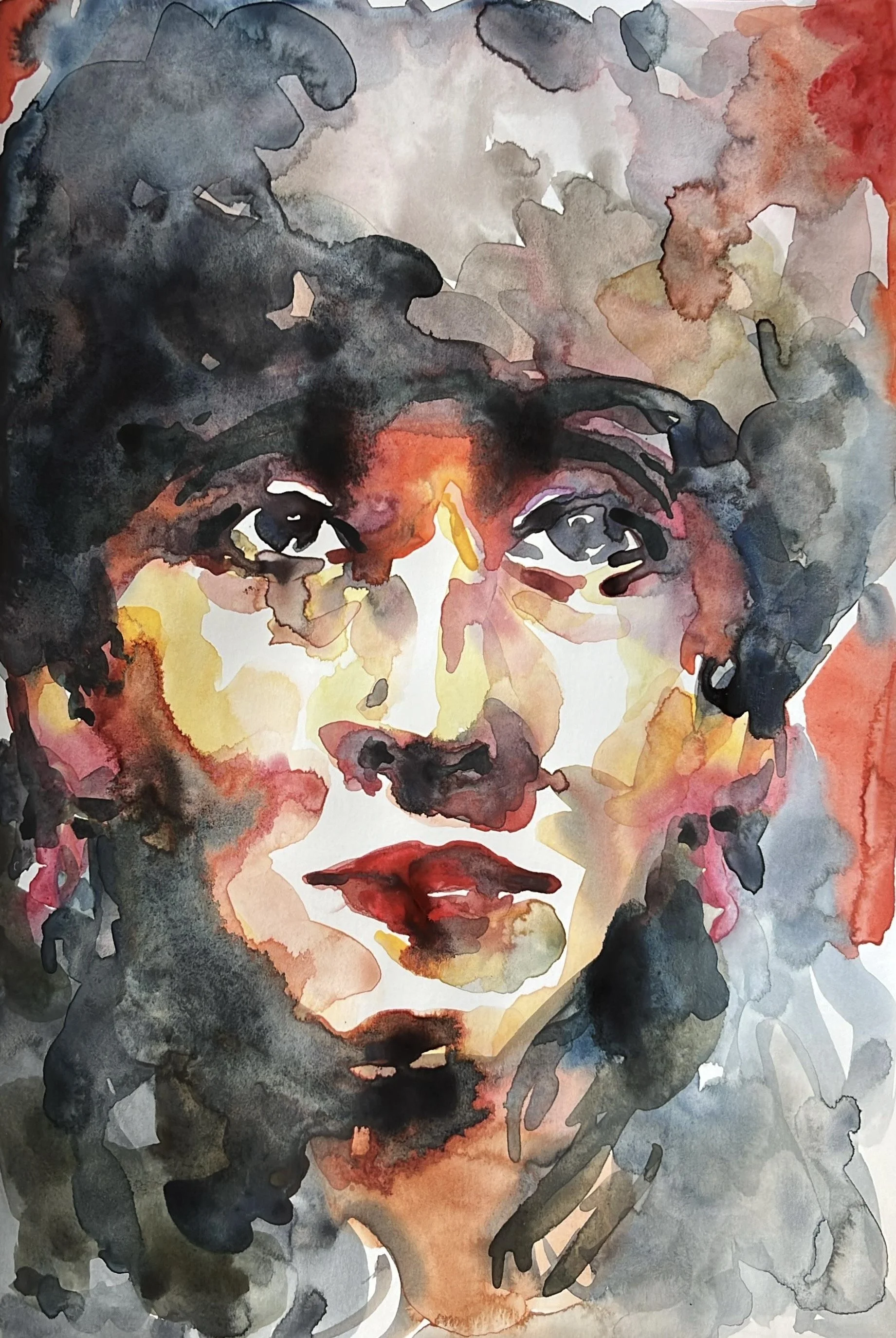 Daydreamer, 2026, Watercolor on paper - 8 x 11 in