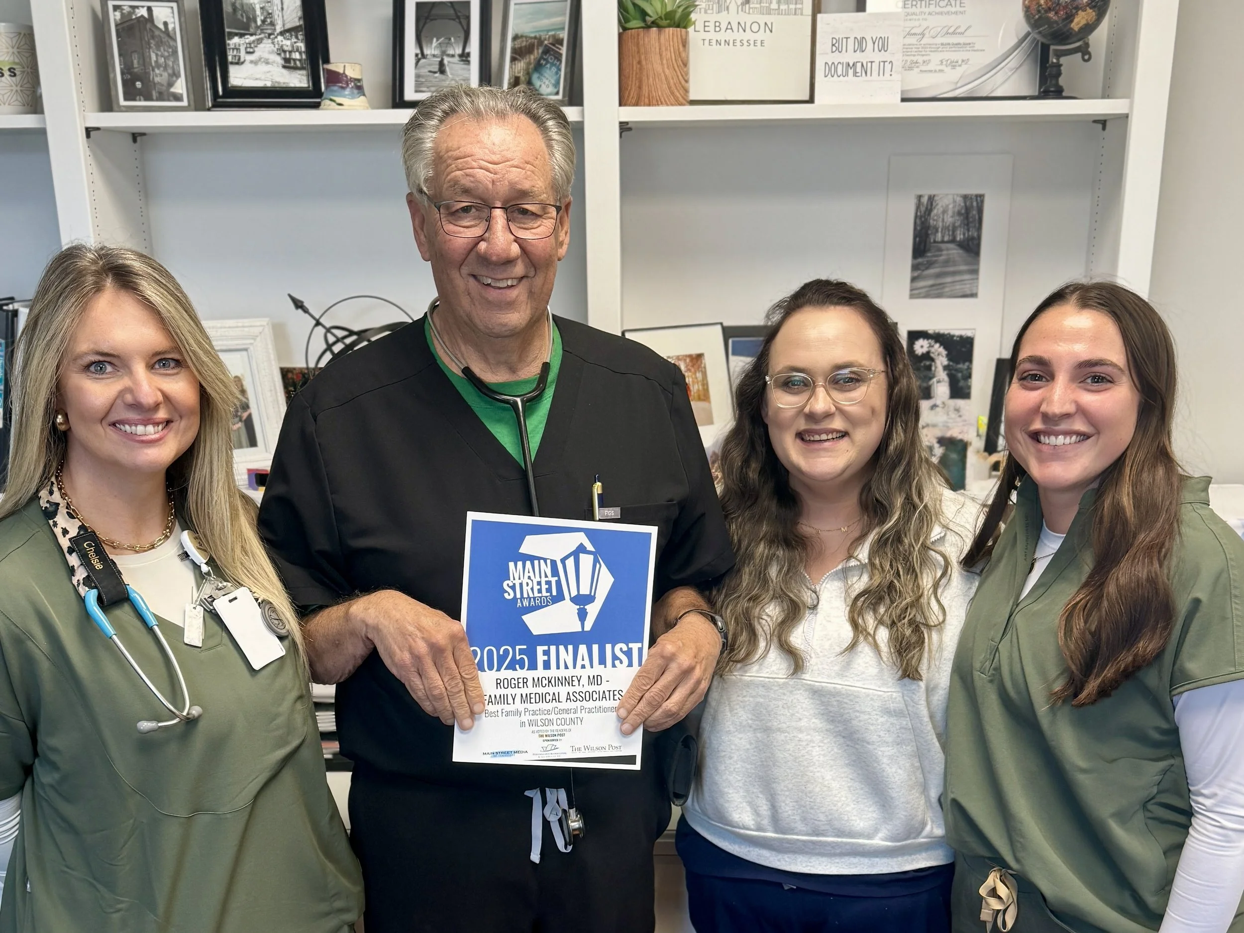 Best of Wilson County Dr. Roger McKinney 2025 Finalist Main Street Media