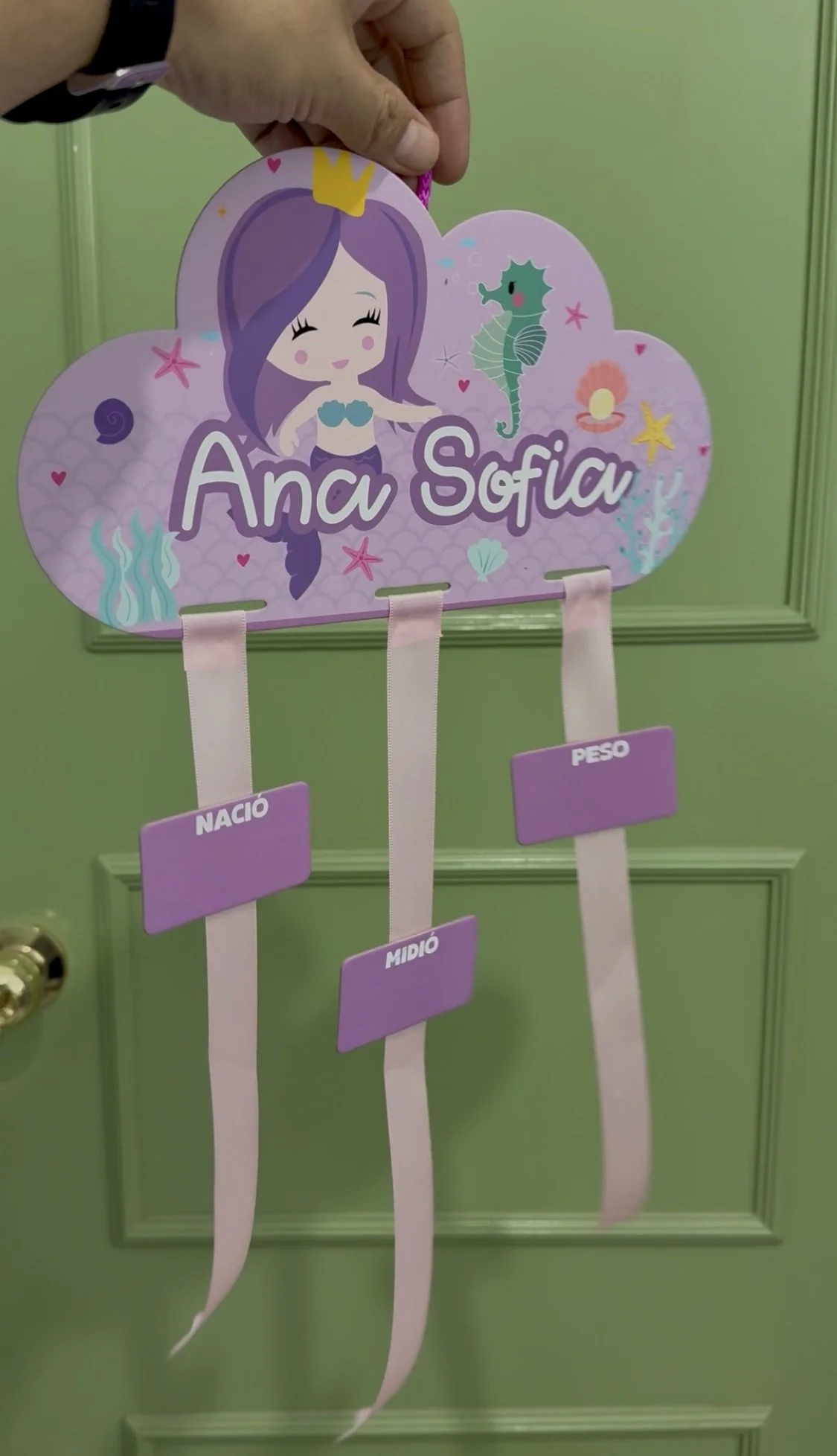 Letrero de Bienvenida Nube