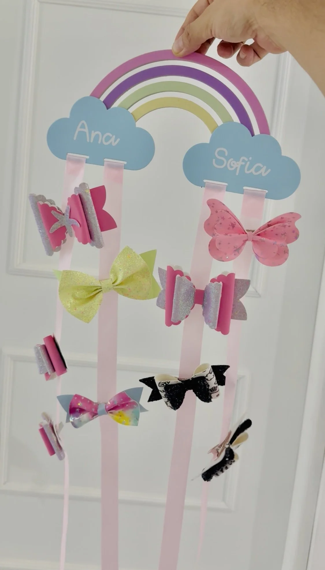 Troquel Porta Moños Arcoíris