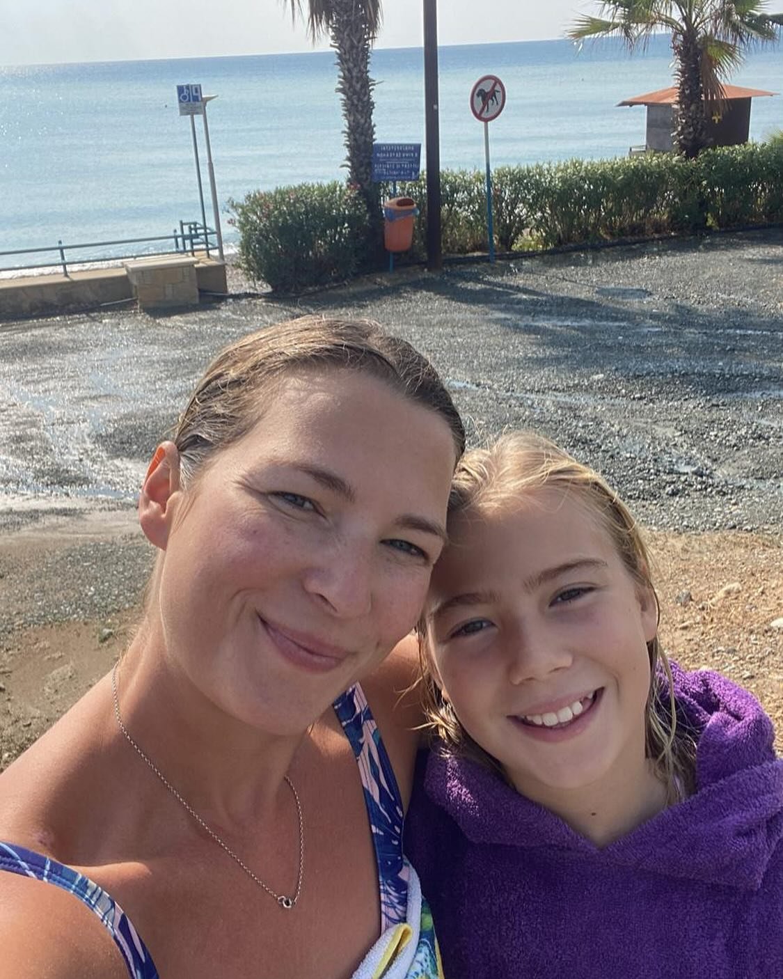 Post storm swim fuelled by @odysseycoffeecyprus coffee, croissants and hot chocolate.