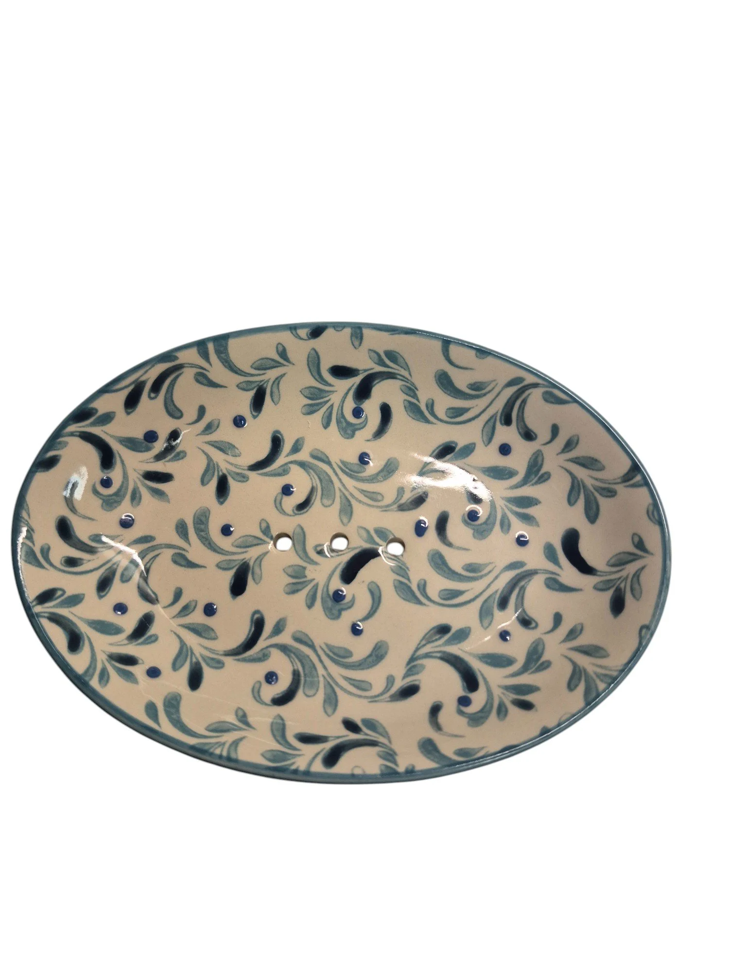 Seifenschale "Oriental oval" von Tranquillo, mit Ablauf
