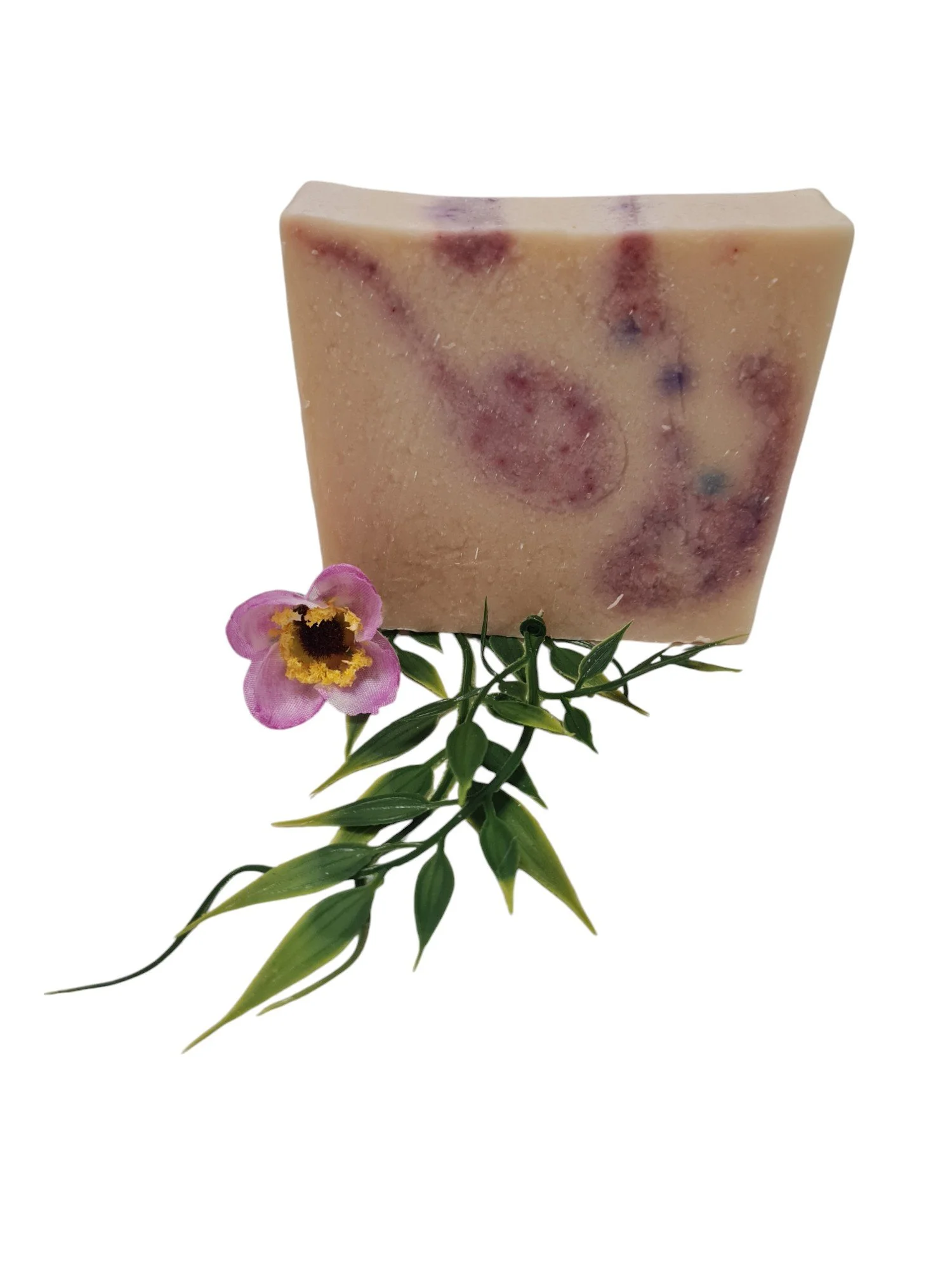 Ziegenmilch- Lavendel Seife, mit Kakaobutter und Olivenöl.