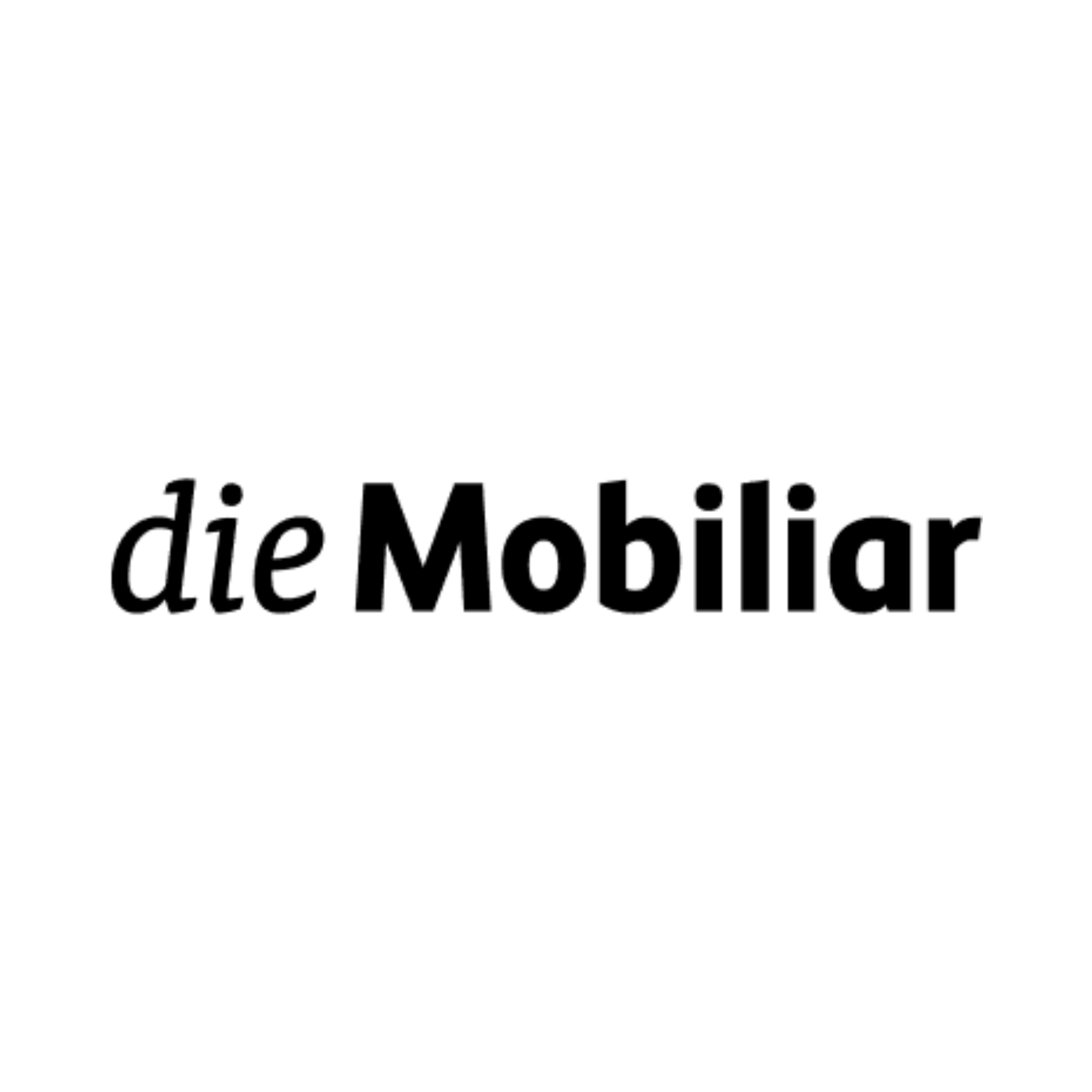 Close-up of a smartphone screen with text that says 'die Motorola' in bold black letters.