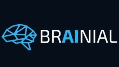 Logo mit einem blauen Gehirn und dem Text 'BRAINIAL' auf dunklem Hintergrund.