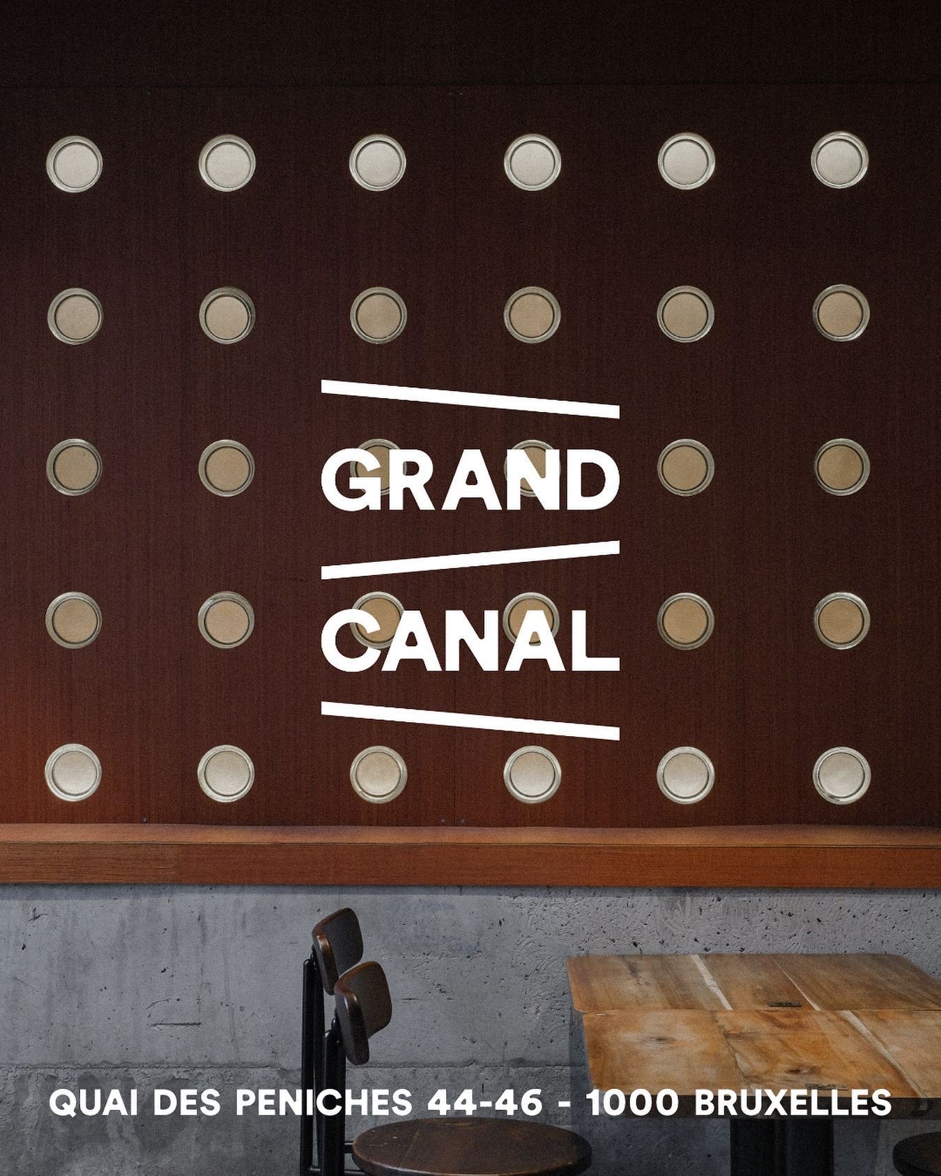 Pull up a chair and join us at Grand Canal ❤️&zwj;🔥

📍Grand Canal - Quai des p&eacute;niches 44B - 1000 Bruxelles

#GrandCanal #GrandCanalBxl #BrusselsFood #eateryvibes