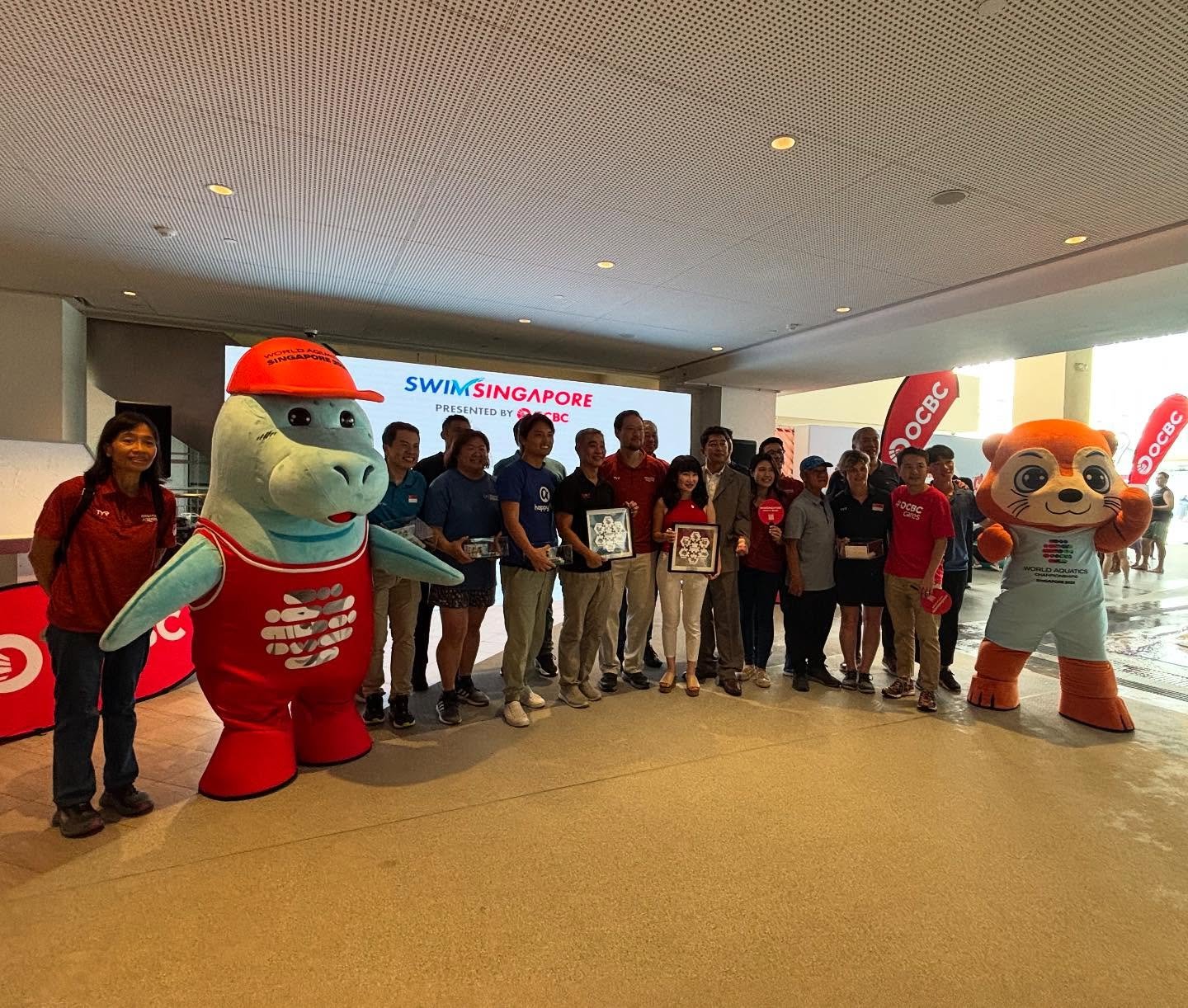 🌊🎉 Happy World Aquatics Day!
Singapore Aquatics @singapore_aquatics made a splash 🏊‍♀️ by launching SwimSingapore presented by OCBC at Heartbeat@Bedok 💙— just 1 day before the historic World Aquatics Championships – Singapore 202