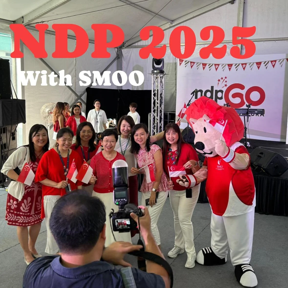 ❤️🤍 Another one decked in red and white! ❤️🤍
We brought SMOO out for SMU’s National Day observation ceremony recently—and as always, he was a huge crowd favourite! 🐮🎉
The energy was absolutely electric ⚡️—with everyone singing