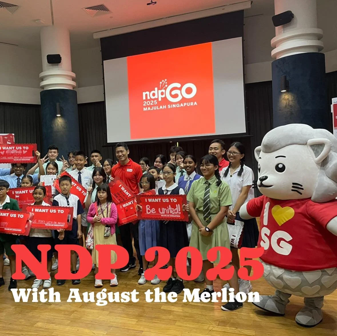 🏙 Schools? Done. NOW IT’S COMMUNITY TIME! 🏙
Did you spot August snooping around at the different community events across Singapore? 👀🦁 He was EVERYWHERE—spreading cheer, snapping photos, and making new friends! ❤️🤍
The iconic "