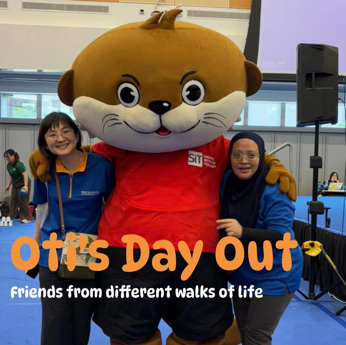 🦦✨ **WADDLE WADDLE… OTI IS BACK!** ✨🦦
It’s been a while since schools reopened for the 1st trimester, and guess who’s making waves? 🌊 **SIT’s resident otter, OTI!** 🏫💙 He’s been waddling around, bringing smiles, s