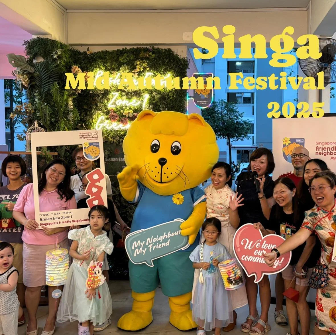 🌕🏮 Happy Mid-Autumn Festival! 🏮🌕
What a bootiful way to celebrate—with lanterns glowing, mooncakes shared, and community spirit shining bright at Bishan, one of Singapore’s kindest neighbourhoods. ✨💛
And of course, our furry friend