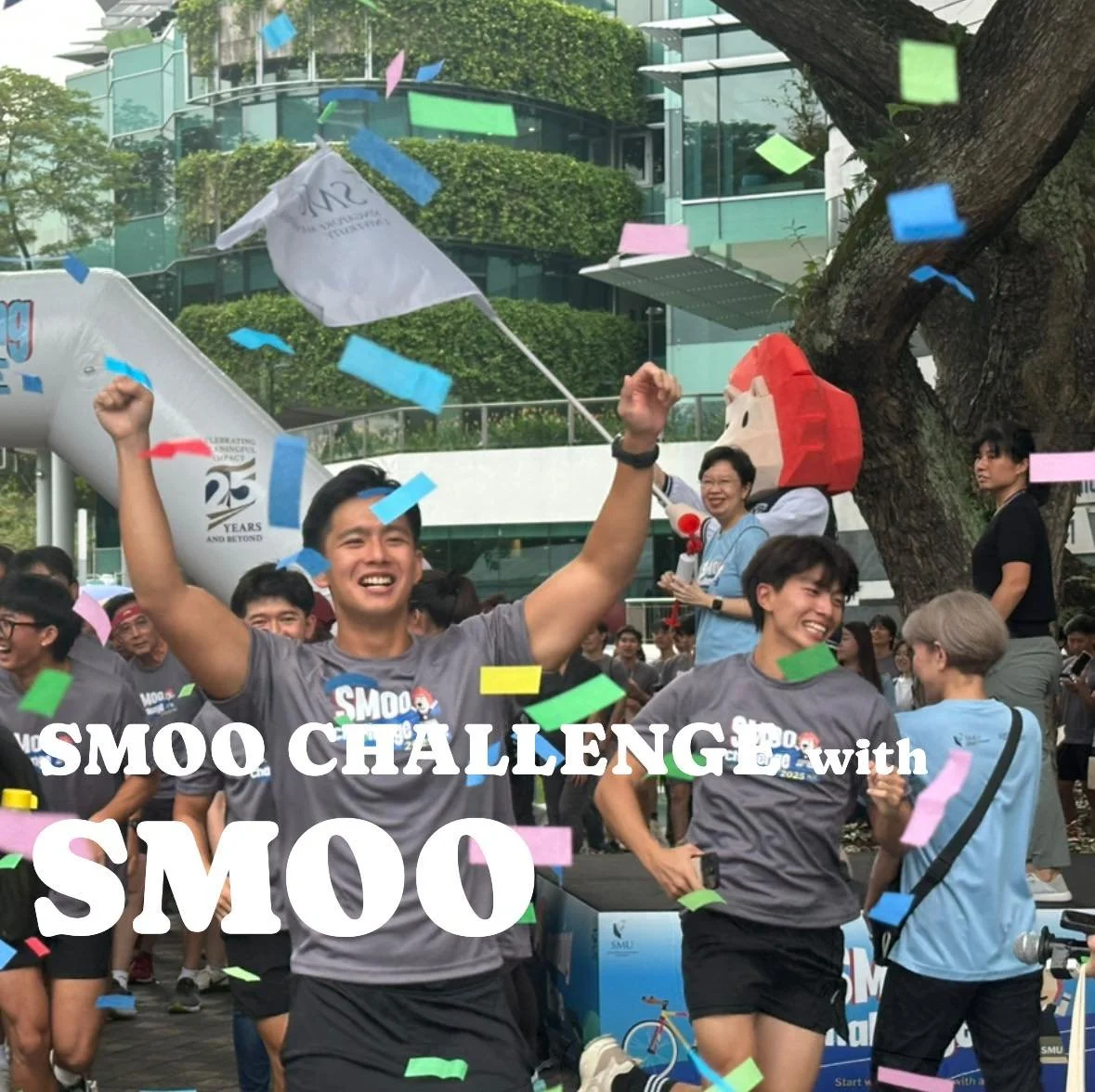 SMOO CHALLENGE x SMU 💙🏃&zwj;♀️🏃&zwj;♂️

Sweating for good with the SMU fam&mdash;laps, lunges, and loads of heart! From quick 1Ks to full-on relay vibes, every move helps raise funds for opportunities. 💪✨

We're so glad to be part of this!

#SMOO