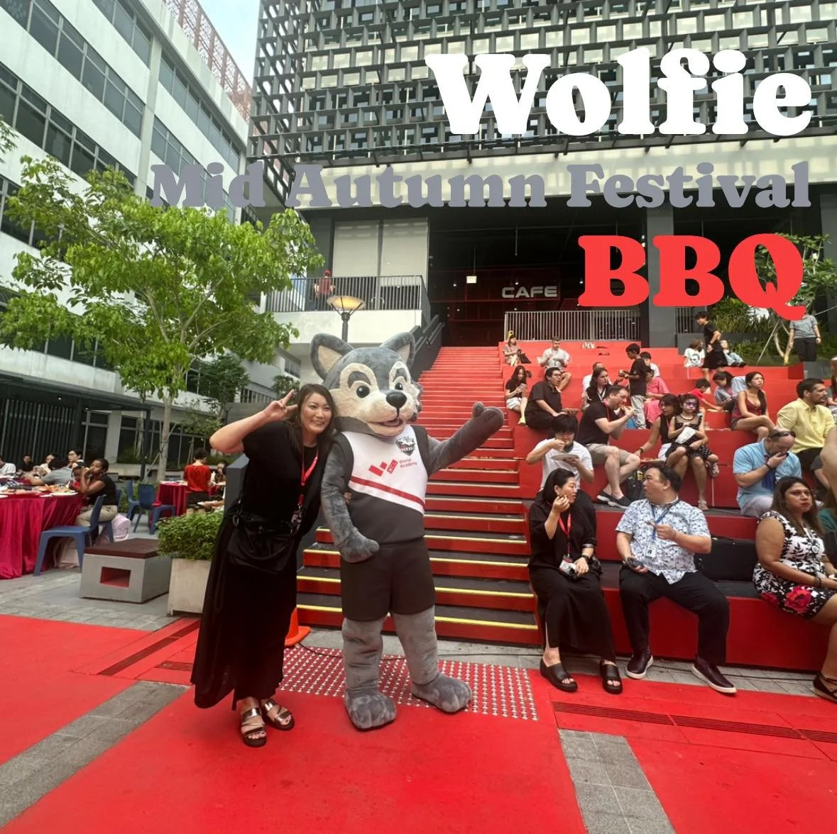 WOLFIE x XCL Families&rsquo; Mid-Autumn BBQ 🐺🌕🏮🔥

Our big, kind Wolfie was a total hit with everyone&mdash;from toddlers to grandparents! 🫶 Gentle high-fives, lantern strolls, mooncake moments, and lots of photo hugs 📸✨ Our team kept lines smoo