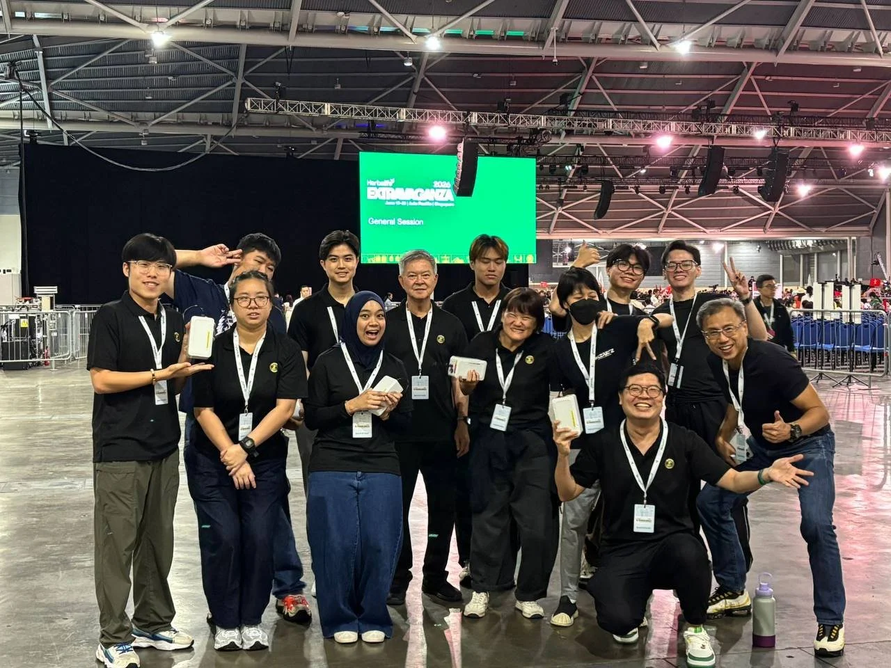 Herbalife SG 2026 Extravaganza Event at EXPO with the Mascot Team