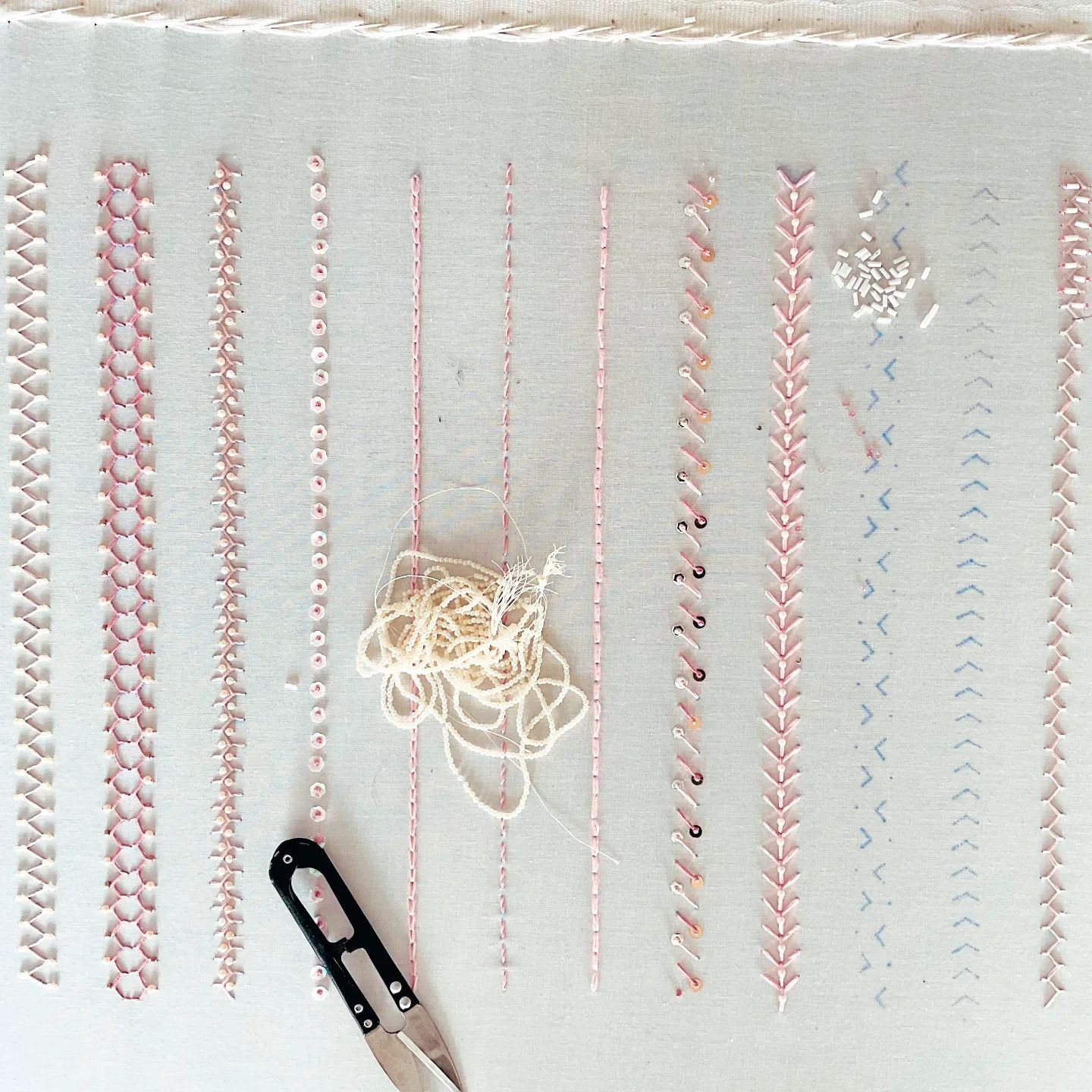 Get ready for fresh stitches, embellishments and exciting new techniques! #embroideryworkshop