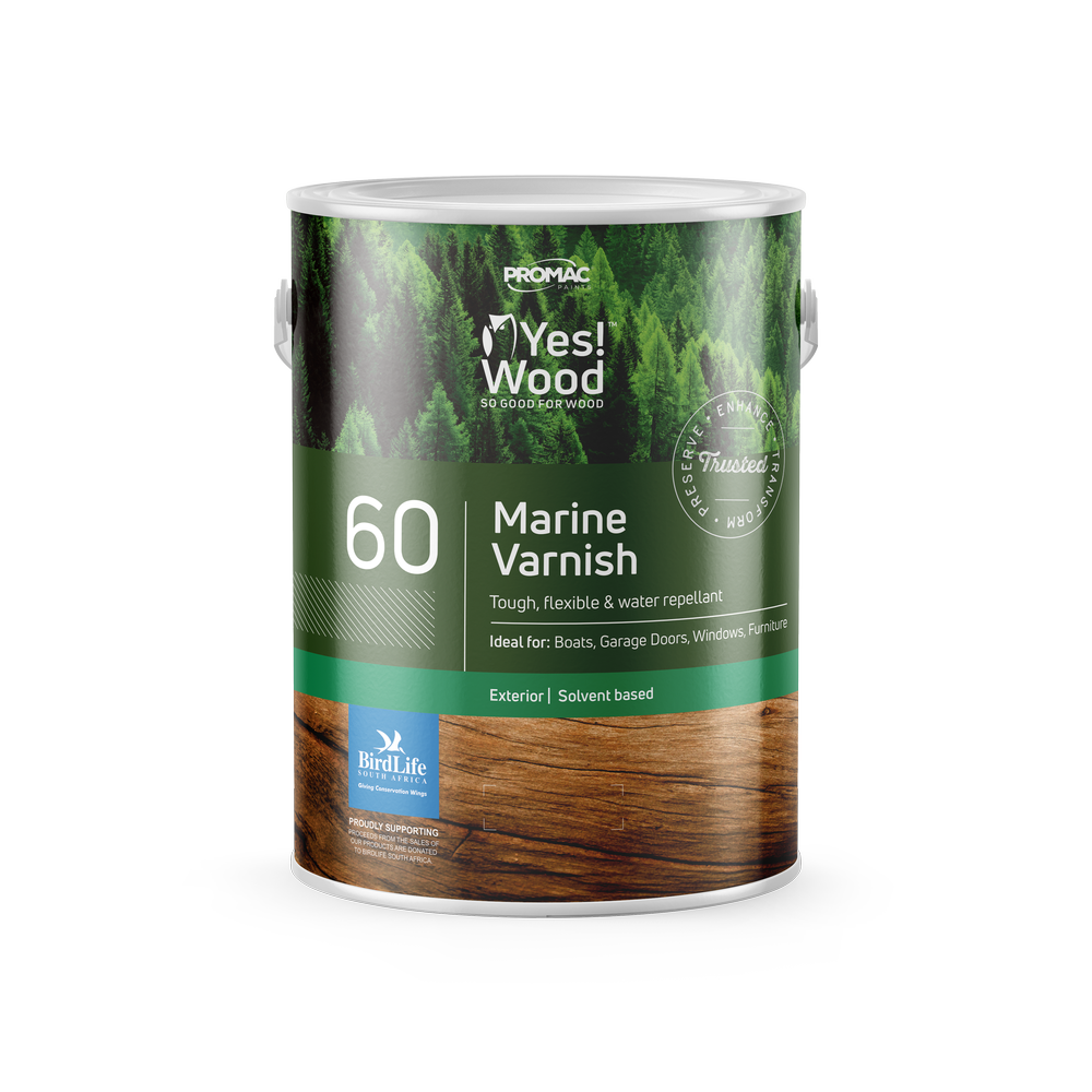 Yes!Wood Marine Varnish 60 — Promac Paints