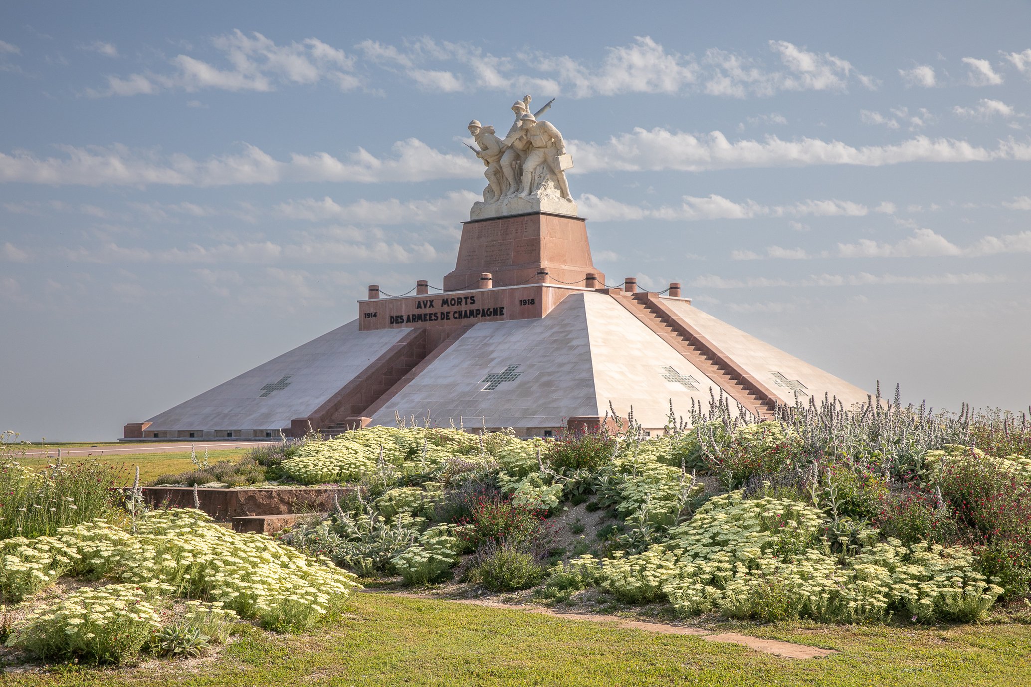 American Peace Garden at the Navarin Ossuary, designed without irrigation