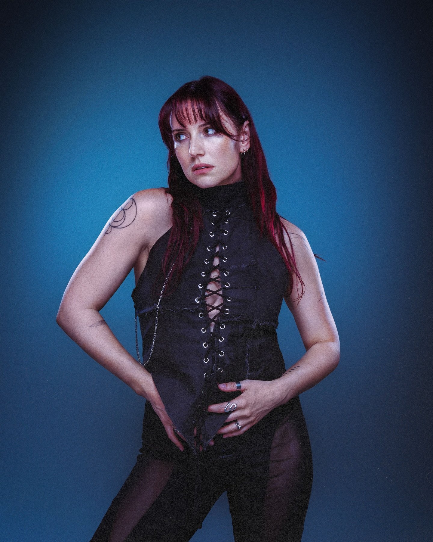 In person I think I come off quite positive &amp; happy but then my music can be so dark &amp; full of lyrics relating to 💀.. I can be pretty private but then I put out songs like &lsquo;one fist tight&rsquo; about one of my most personal struggles.