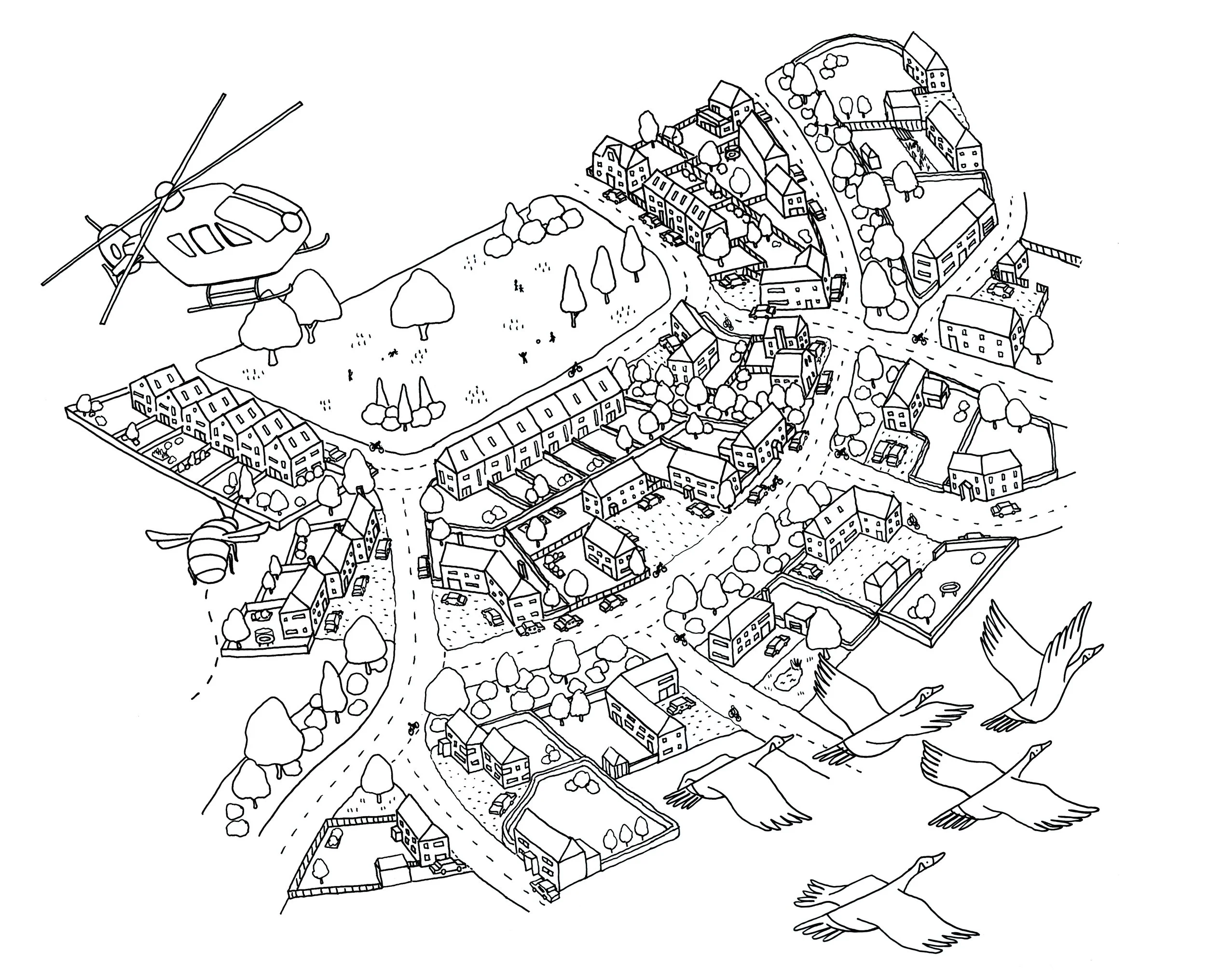 line drawing illustration