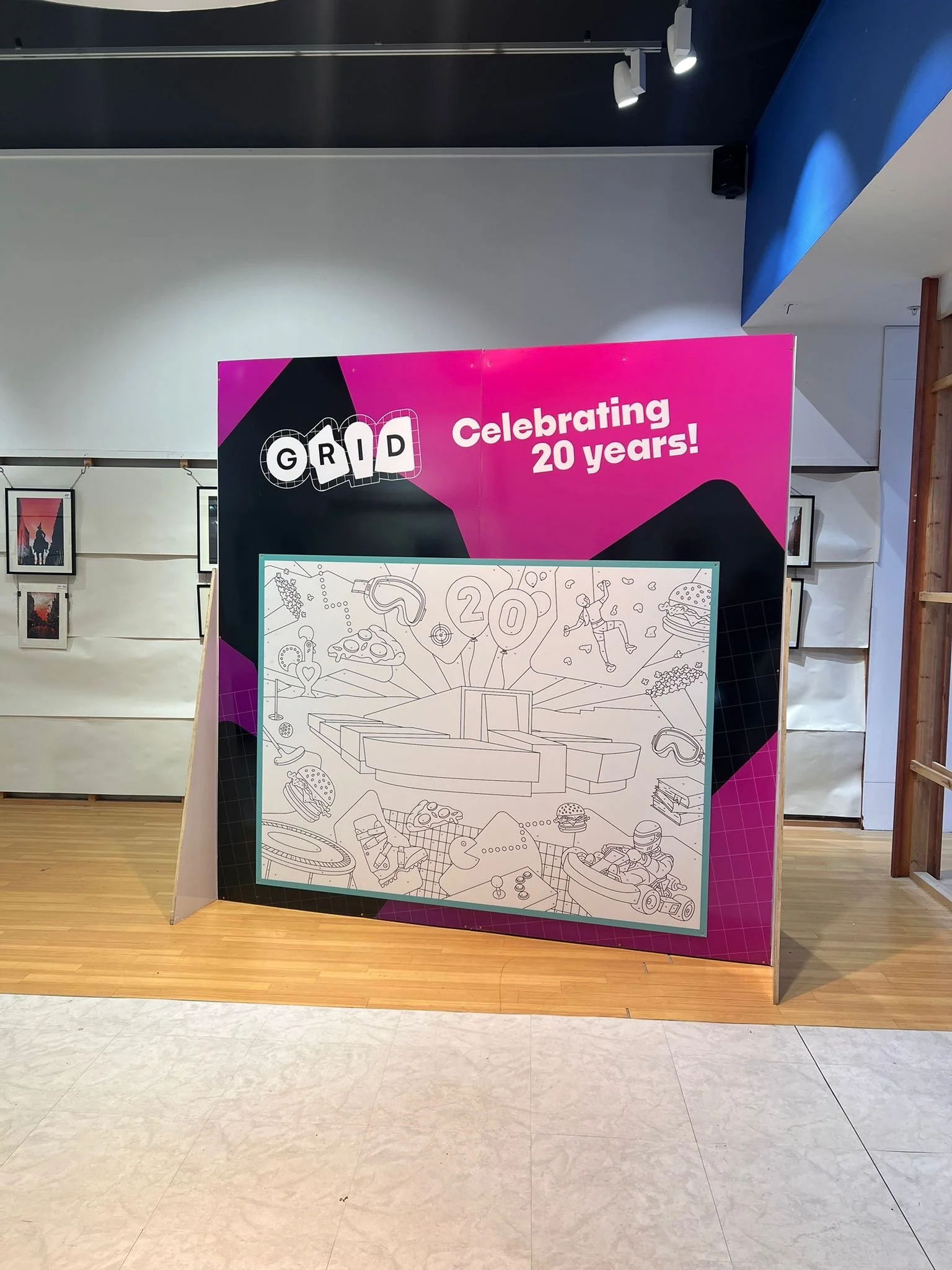 Portable Colouring In Wall