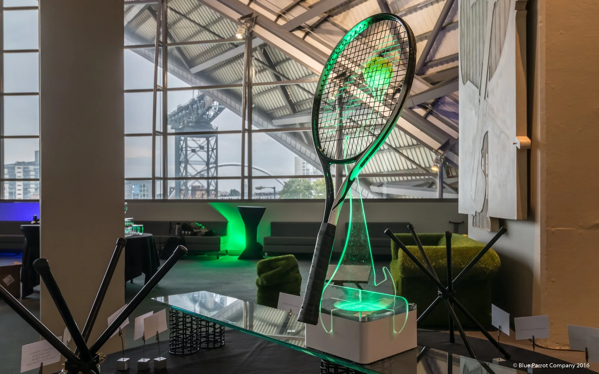 Tennis Themed Table Centre